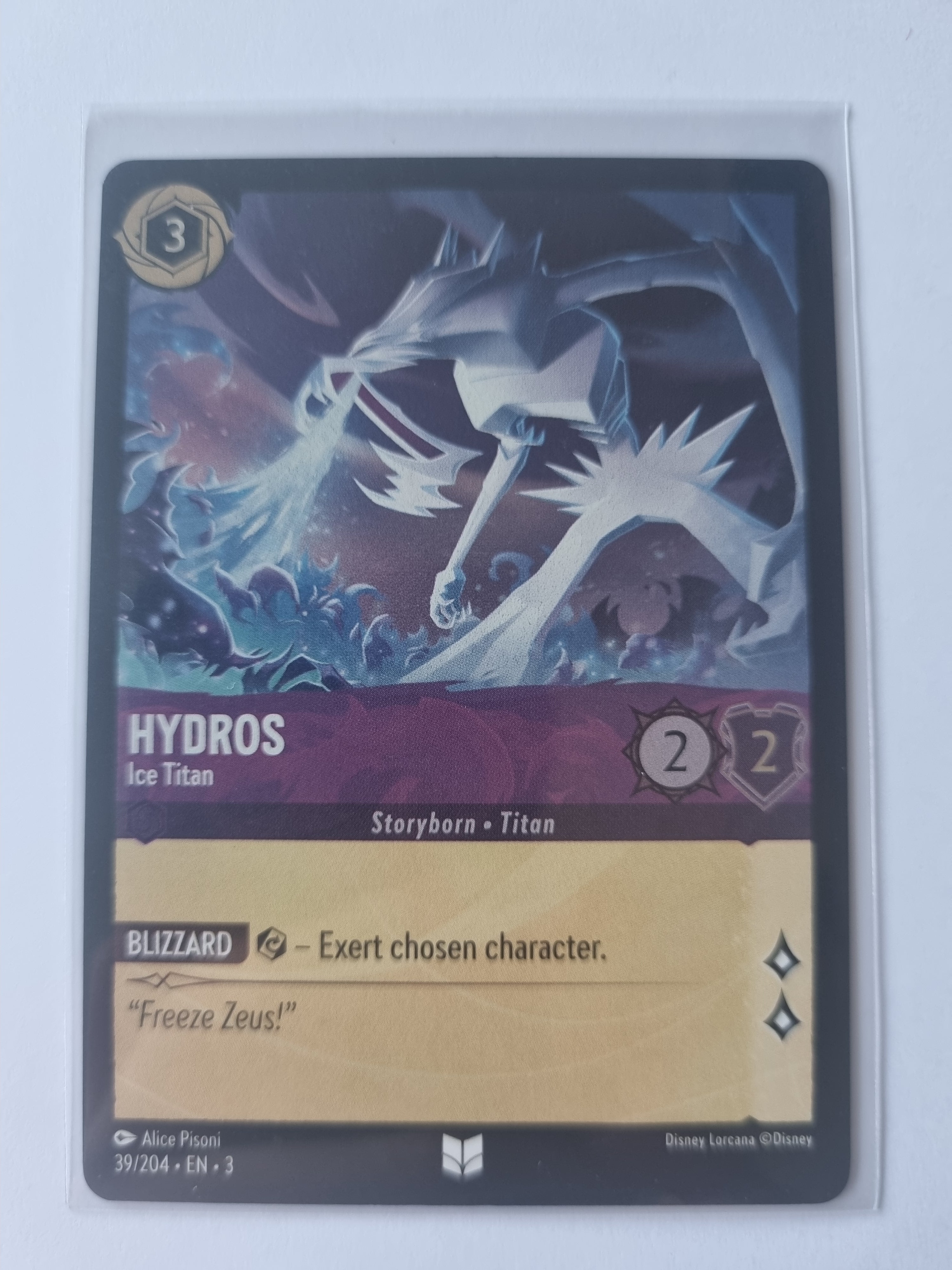 Into the Inklands - Coldfoil - Hydros - Ice Titan - 039/204 - Uncommon