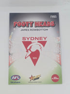 AFL Footy Stars 2025 | Footy Heads | #FH95 | J. Rowbottom | Sydney Swans