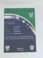 NRL 2025 Traders | Rising Stars | #RS46 | Jacob Laban | Warriors