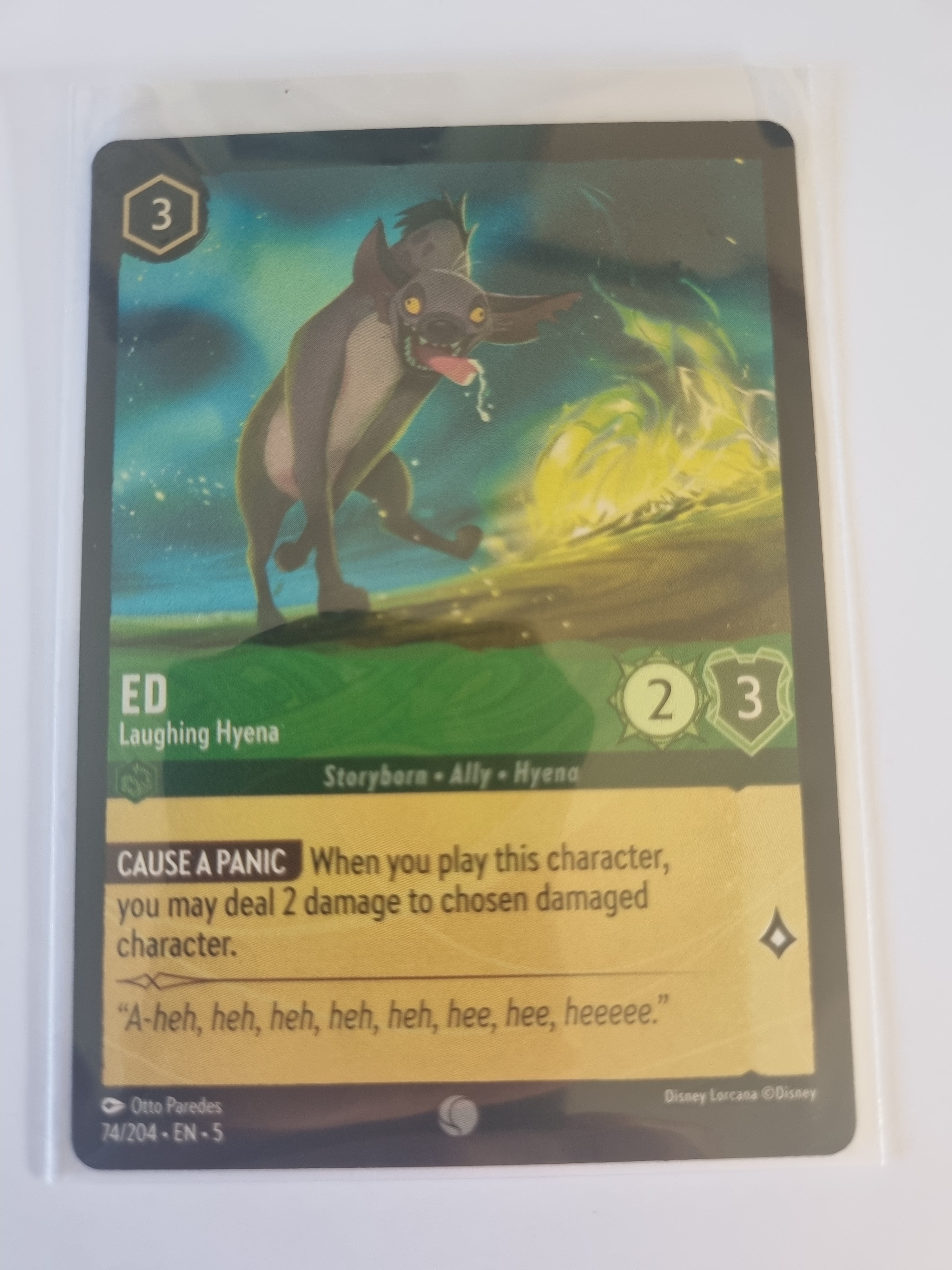 Shimmering Skies - Coldfoil - Ed - Laughing Hyena - 74/204 - Common