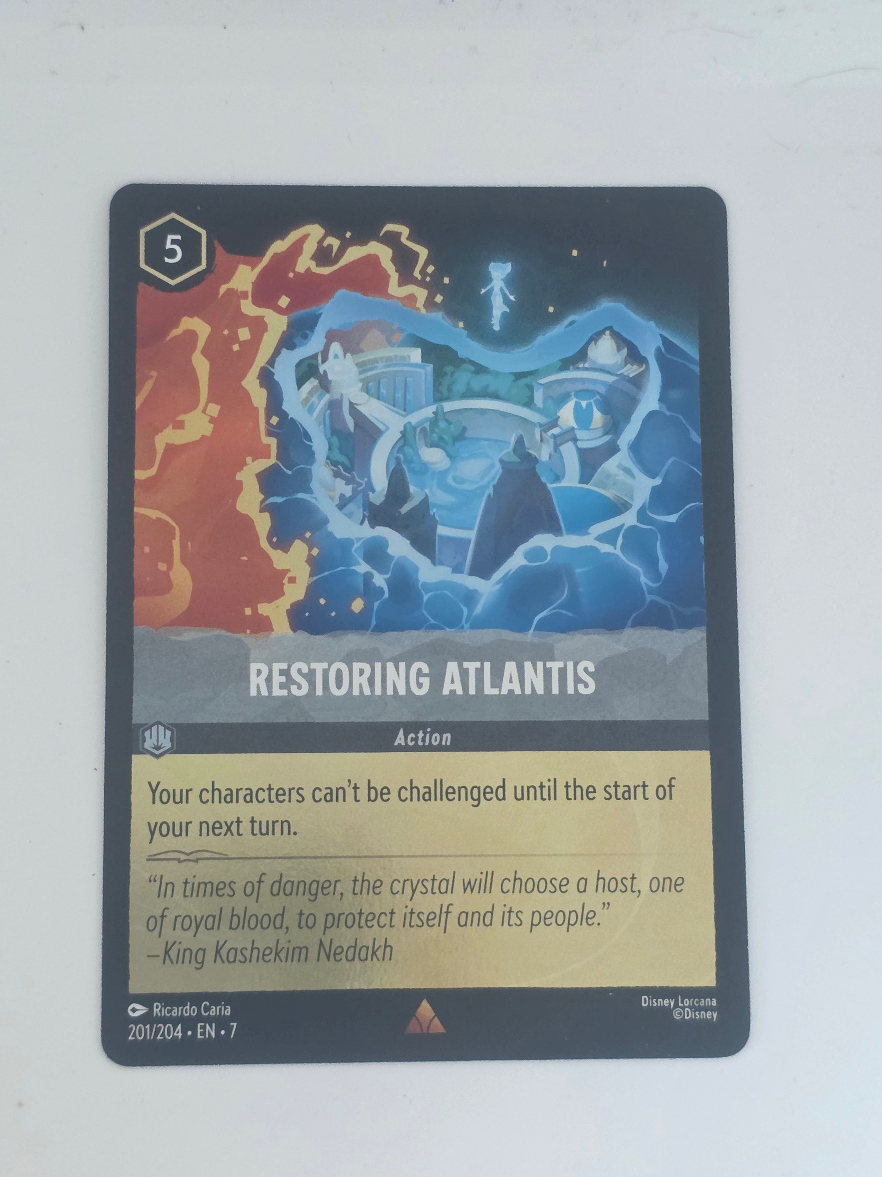 Lorcana | Archazia's Island | COLDFOIL | #201/204 | Restoring Atlantis | Rare