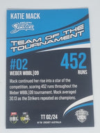 24-25 LUXE Cricket - 23/24 Team of the Tournament - #TT02 Katie Mack - Strikers