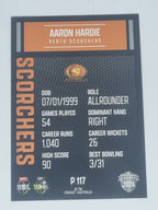 2024-25 LUXE Cricket Traders - Parallel - #P117 - Aaron Hardie - Scorchers