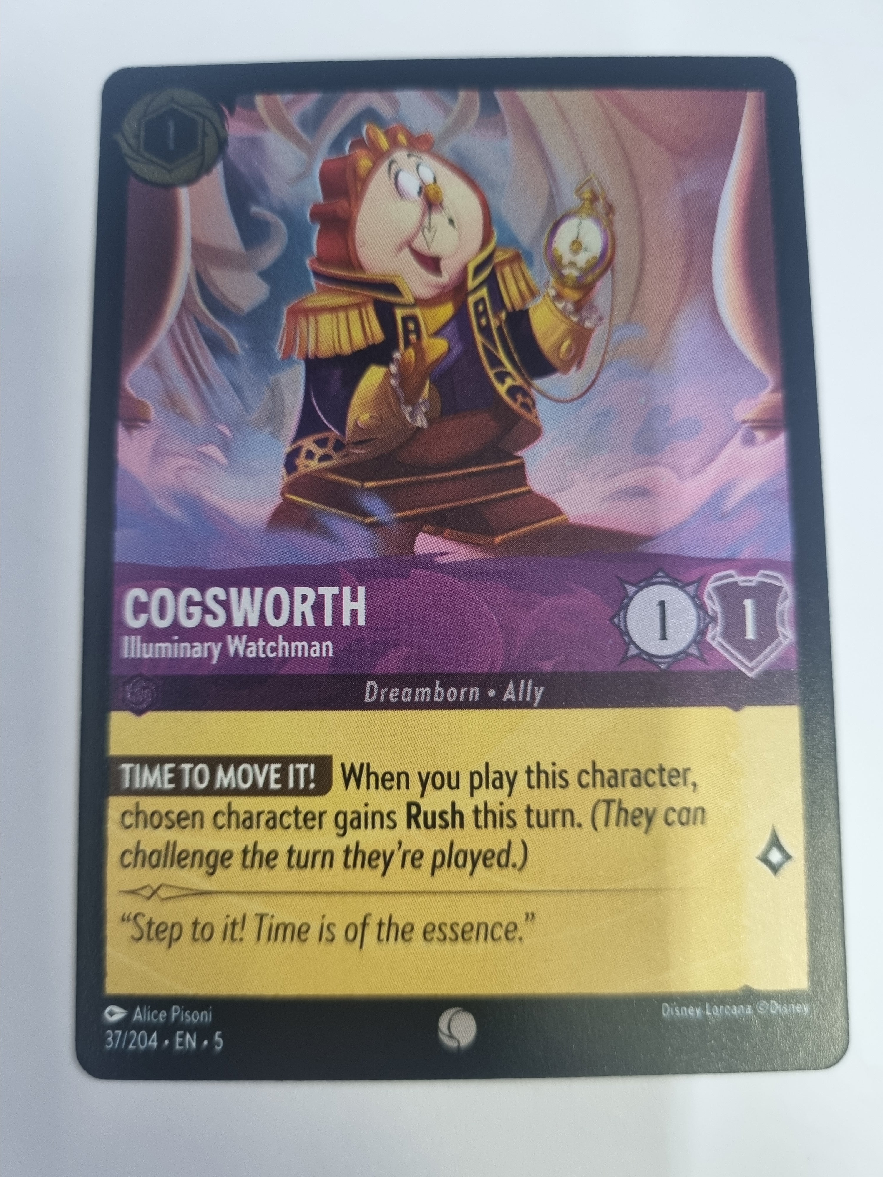 Shimmering Skies - Coldfoil - Cogsworth - Illuminary Watchman - 37/204 - Common