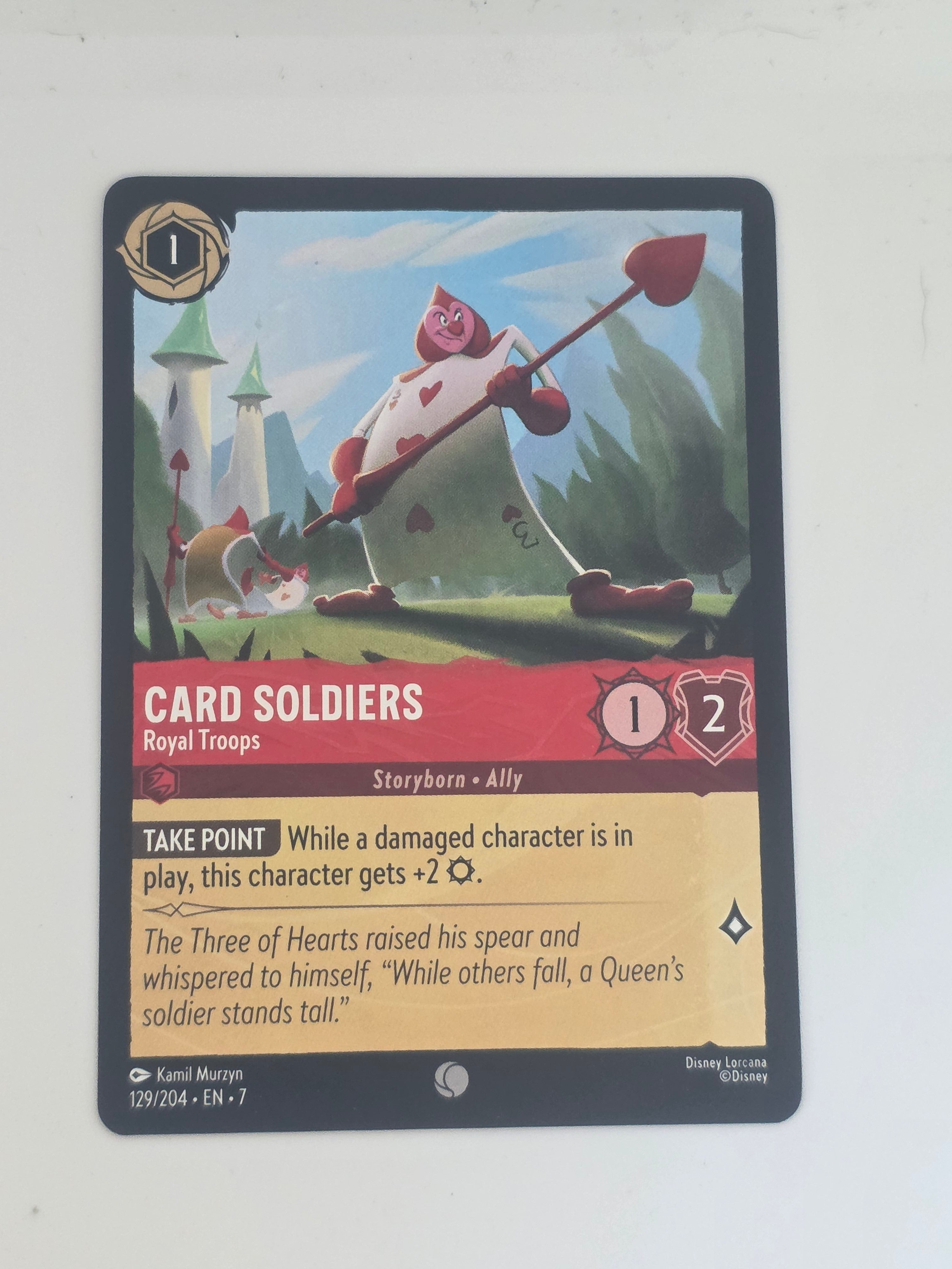 Lorcana | Archazia's Island | #129/204 | Card Soldier - Royal Troops | Common
