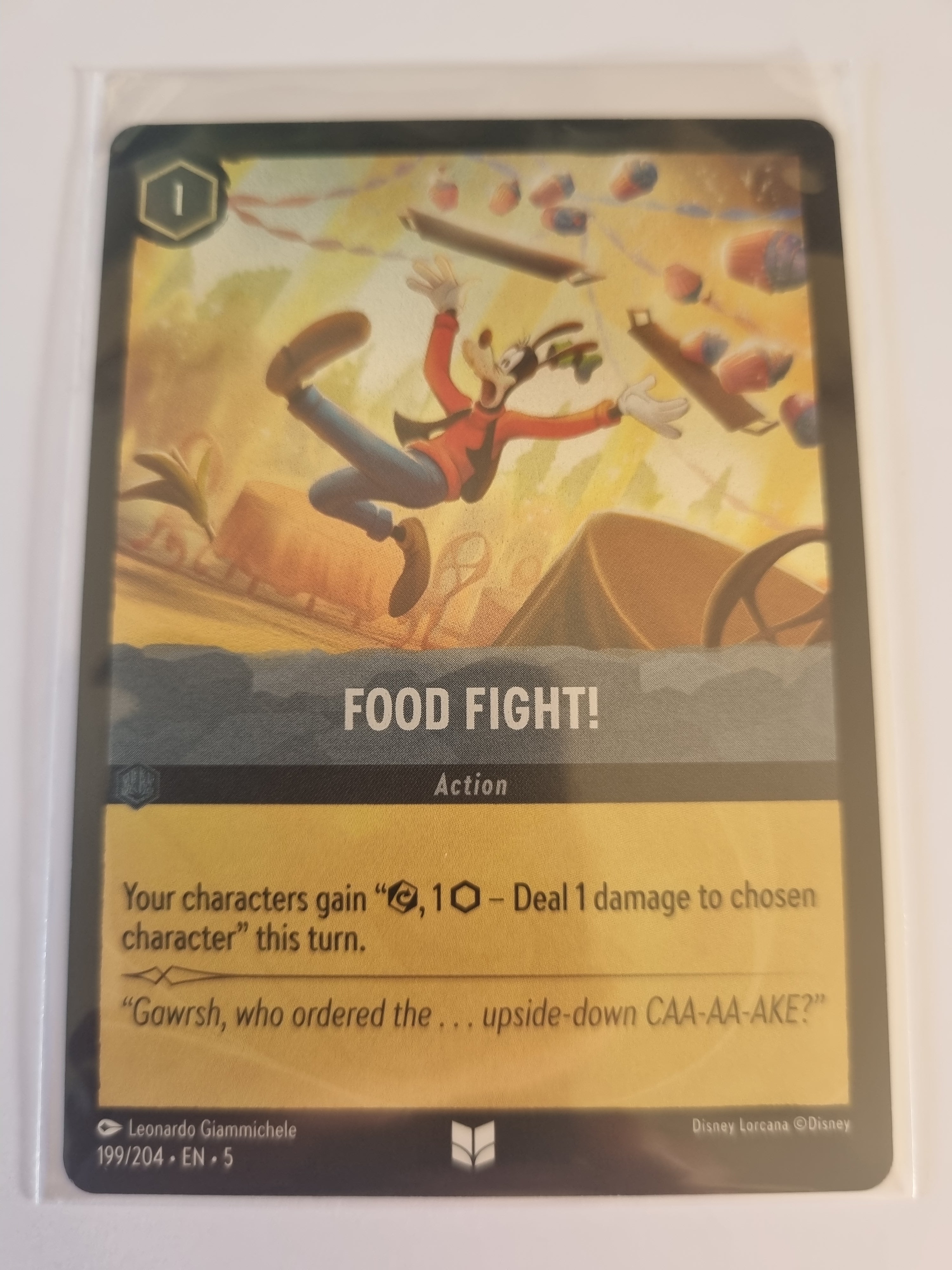 Shimmering Skies - Coldfoil - Food Fight! - 199/204 - Uncommon