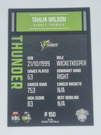 2024-25 LUXE Cricket Traders - Parallel - #P150 - Tahlia Wilson - Thunder