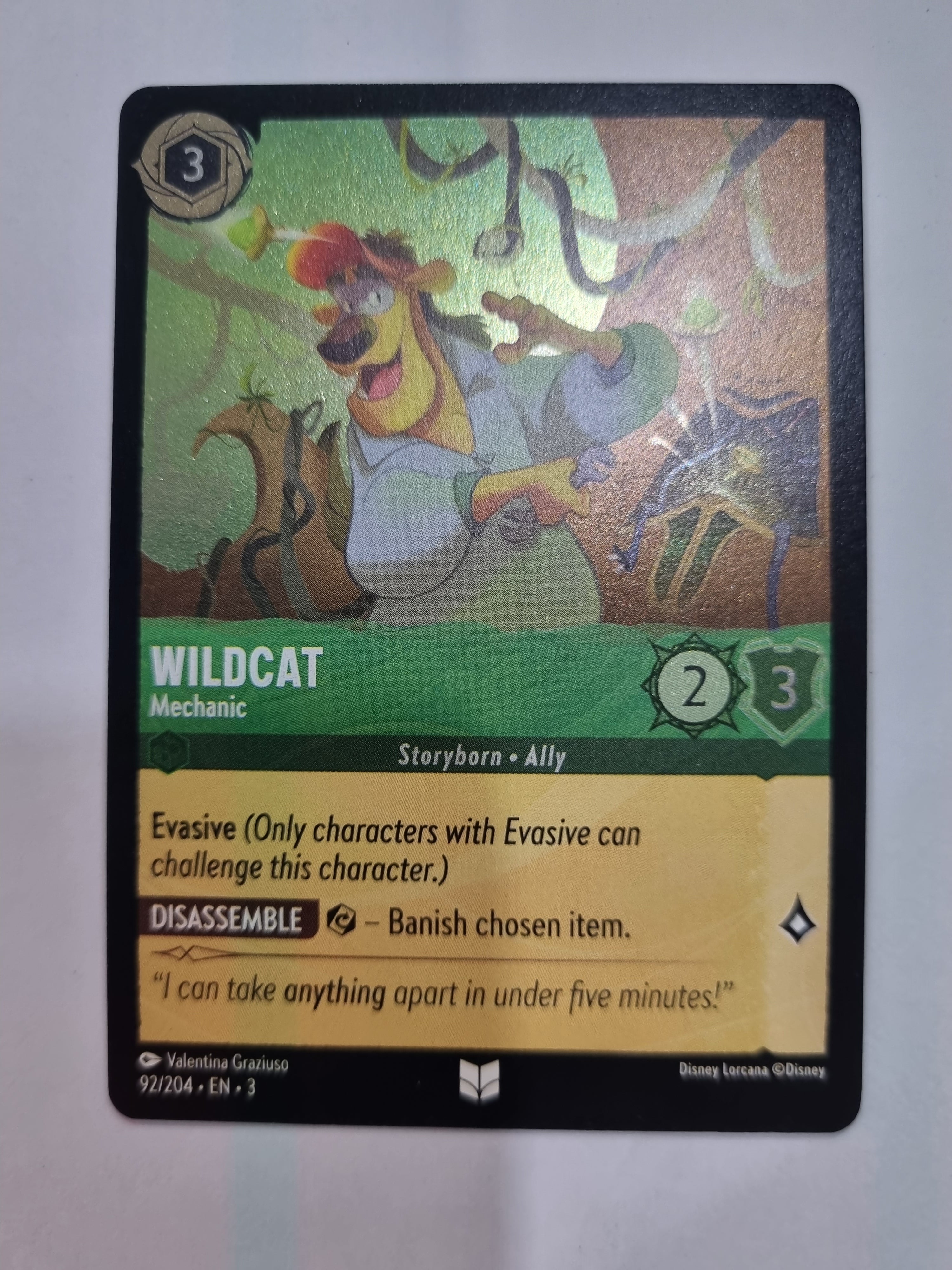 Into the Inklands - Coldfoil - Wildcat - Mechanic - 092/204 - Uncommon