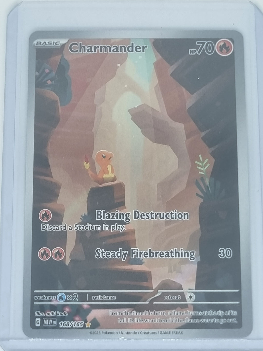 Pokemon TCG - Pokemon 151 - #168/165 - Charmander - Illustrated Rare 