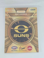 AFL Footy Stars 2025 Luminous Dragon Scales Gold #LDG99 M. ANDREW Suns #281/399