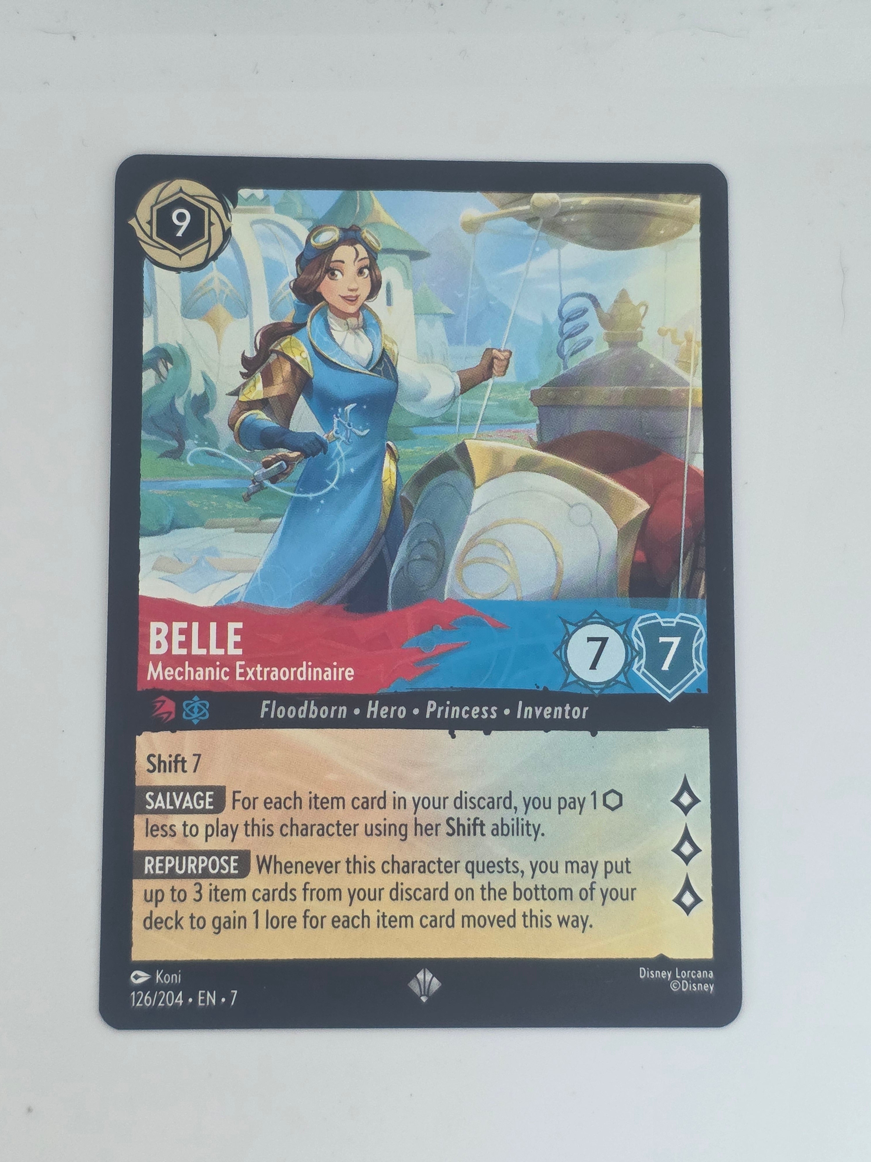 Lorcana | Archazia's Island #126/204 Belle Mechanic Extraordinaire | Super Rare