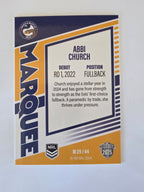 NRL 2025 Elite | Marquee | #M29 | Abbi Church | Eels