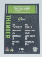 2024-25 LUXE Cricket Traders - Parallel - #P146 - Tanveer Sangha - Thunder