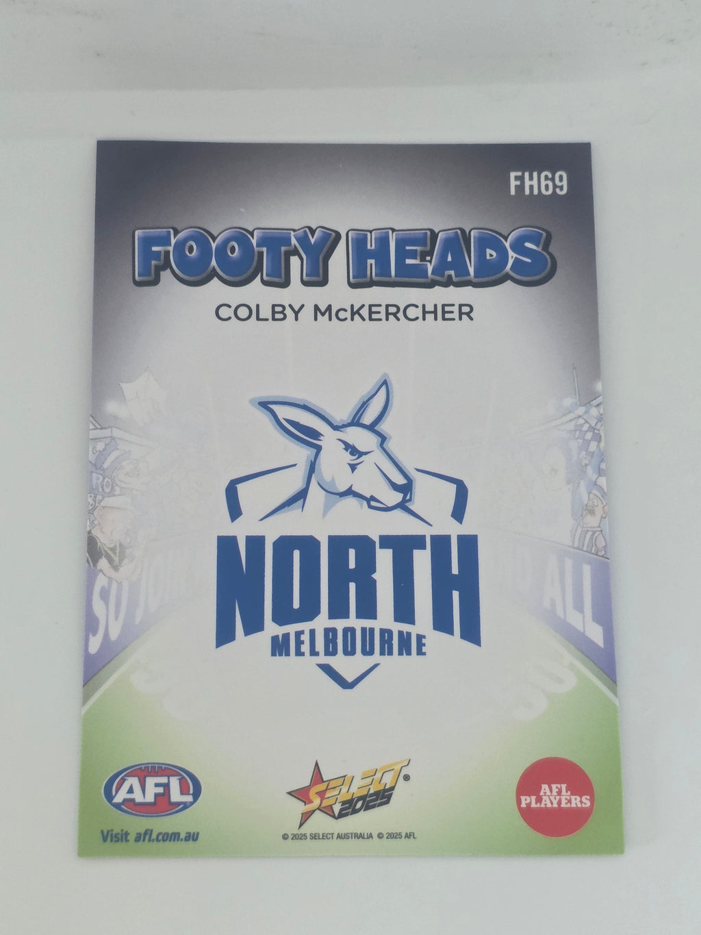 AFL Footy Stars 2025 | Footy Heads | #FH69 | C. McKercher | North Melbourne