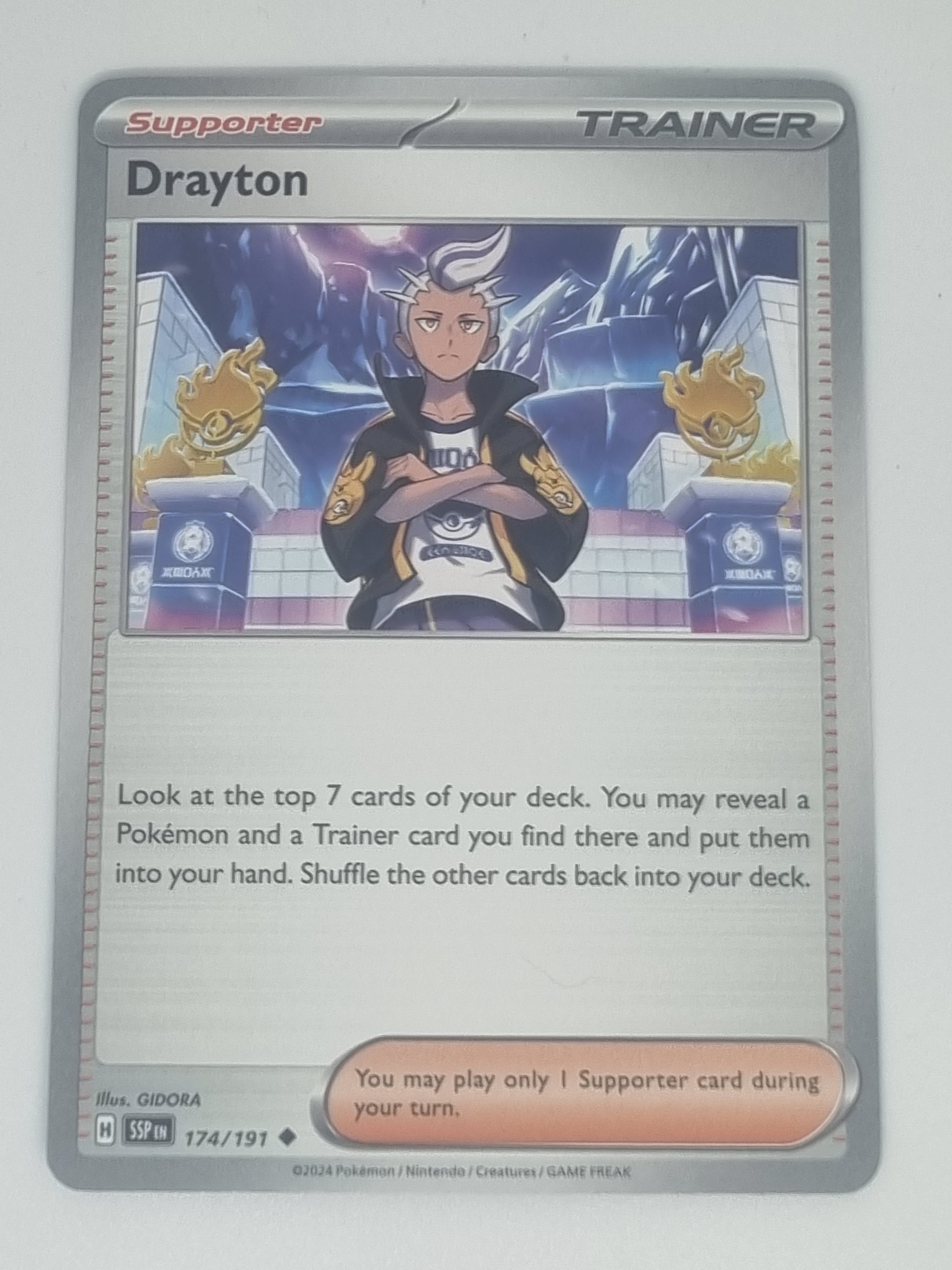Pokemon TCG - Surging Sparks - #174/191 - Drayton - Uncommon