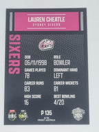 2024-25 LUXE Cricket Traders - Parallel - #P135 - Lauren Cheatle - Sixers