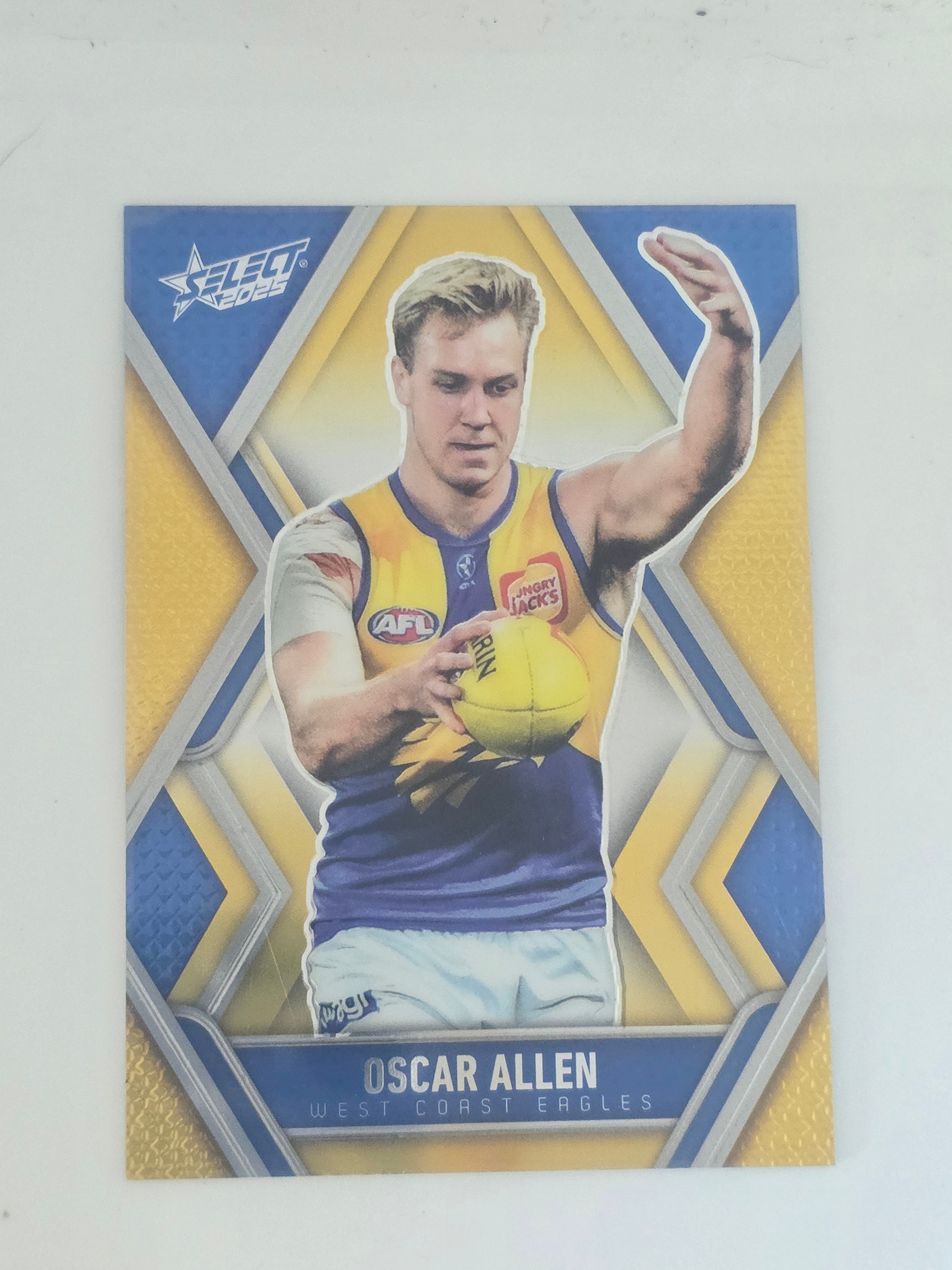 AFL Footy Stars 2025 | Luminous Base | #L177 | O. Allen | West Coast Eagles