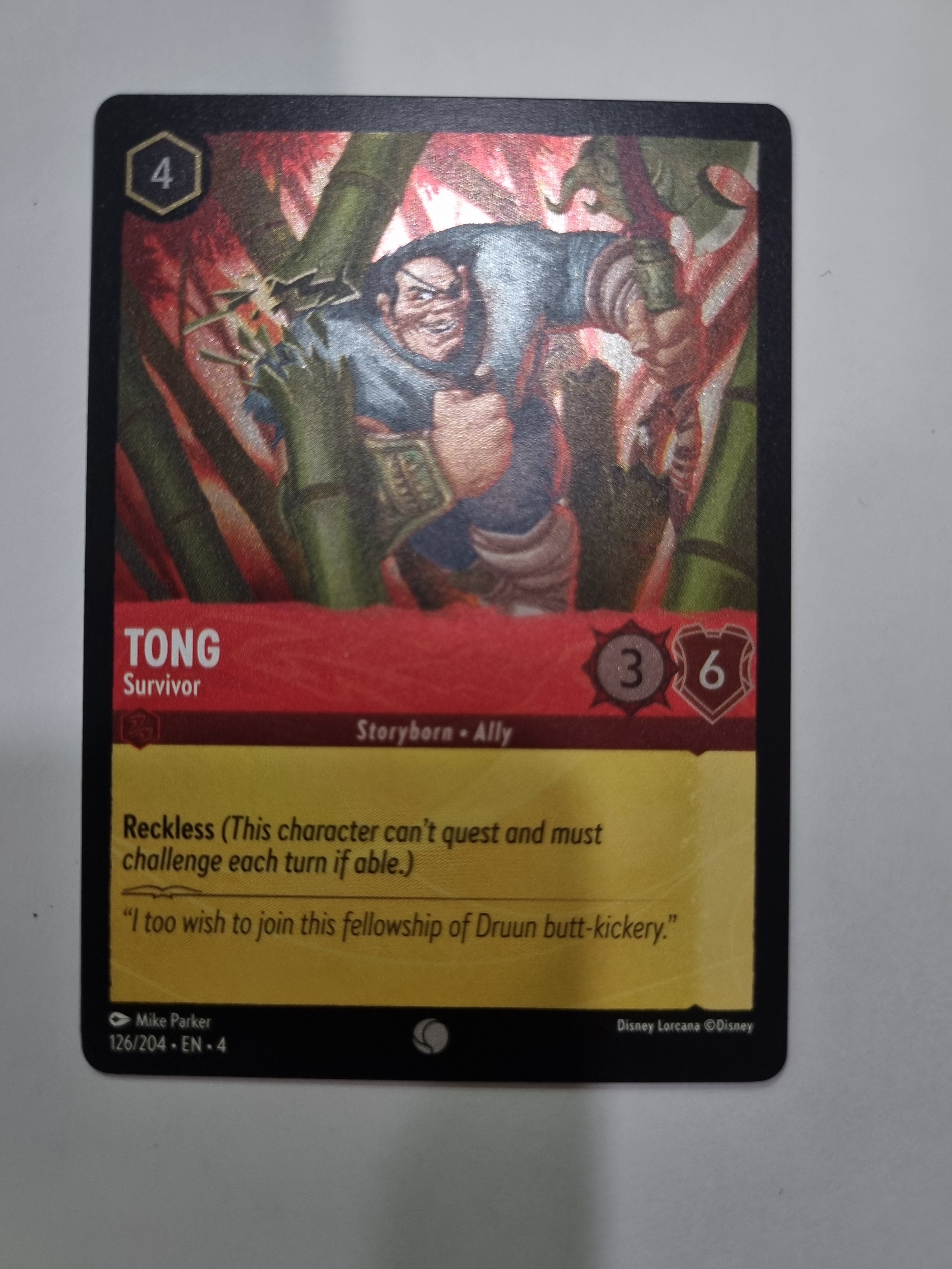 Ursula's Return - Coldfoil - Tong - Survivor - 126/204 - Common