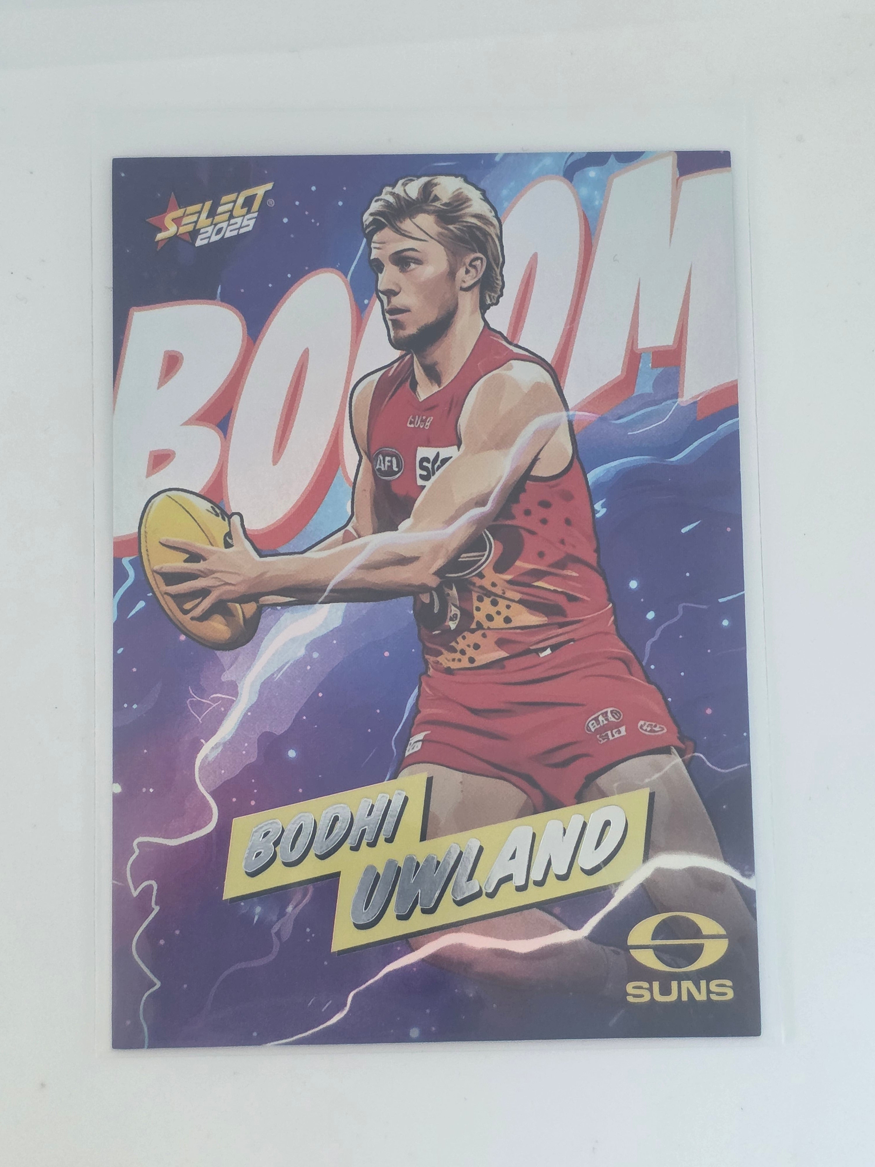 AFL Footy Stars 2025 | Booom | #BM106 | B. Uwland | Gold Coast Suns | #306/360