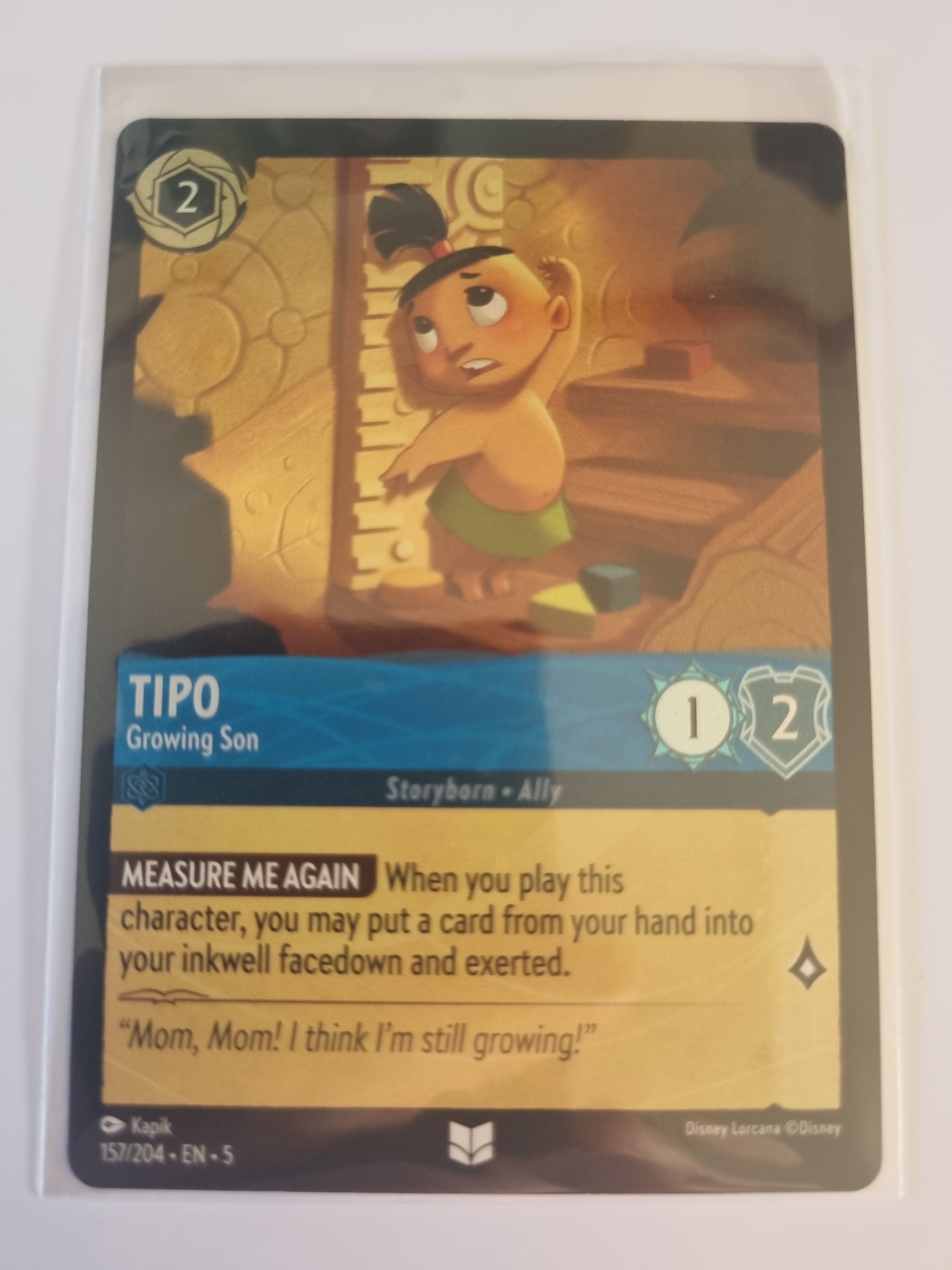 Shimmering Skies - Coldfoil - Tipo - Growing Son - 157/204 - Uncommon