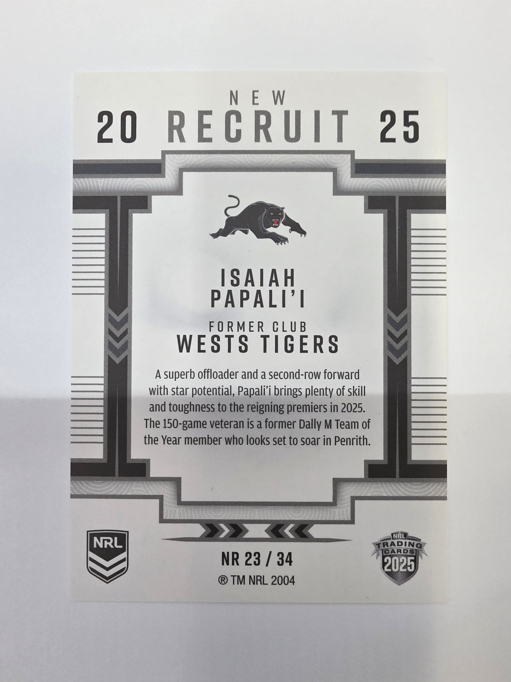 NRL 2025 Elite | New Recruits | #NR23 | Isaiah Papali'I | Panthers