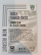 2024 Elite NRL - New Recruit - #NR32 - Roger Tuivasa-Sheck - Warriors