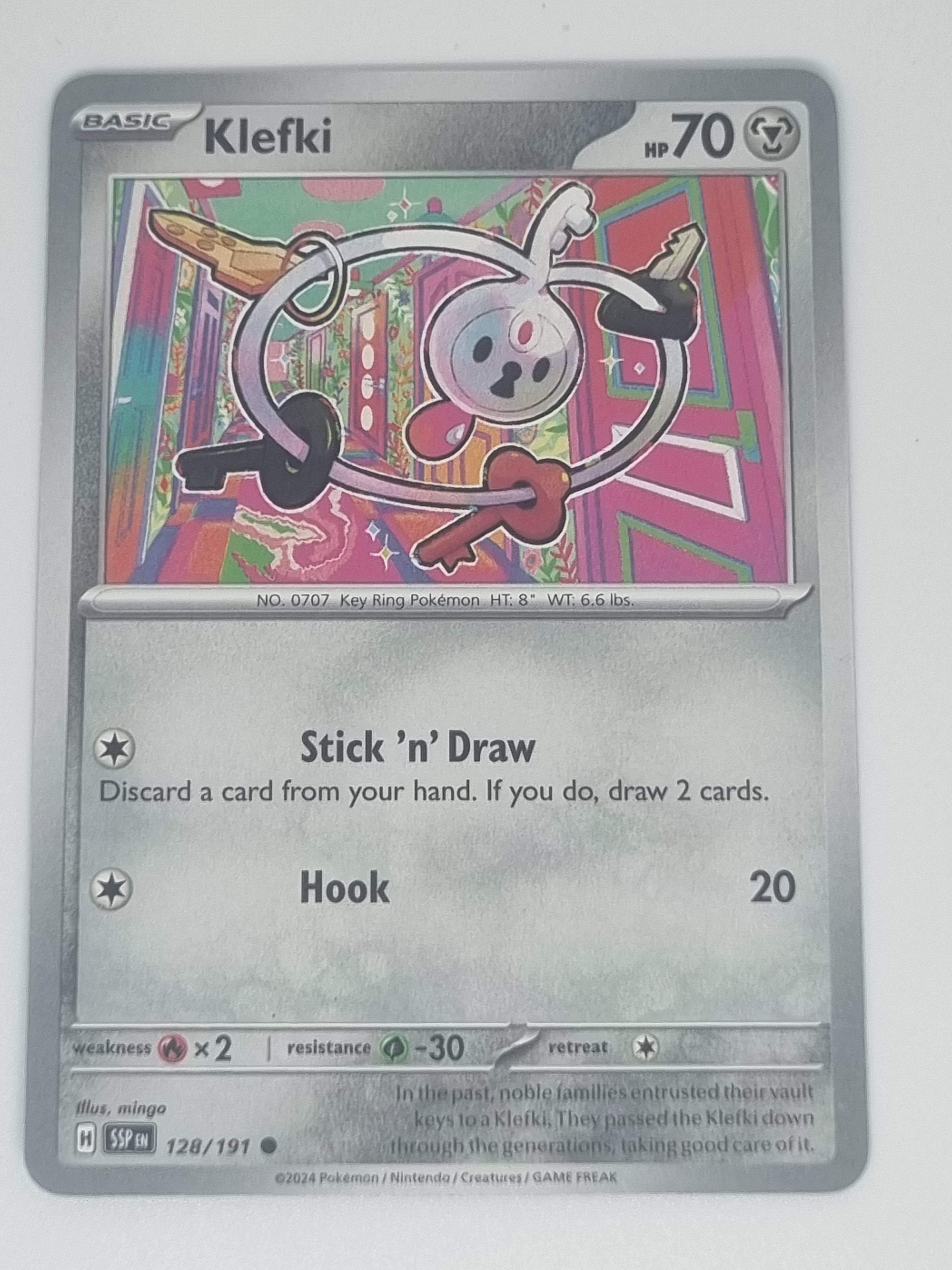 Pokemon TCG - Surging Sparks - #128/191 - Klefki - Common