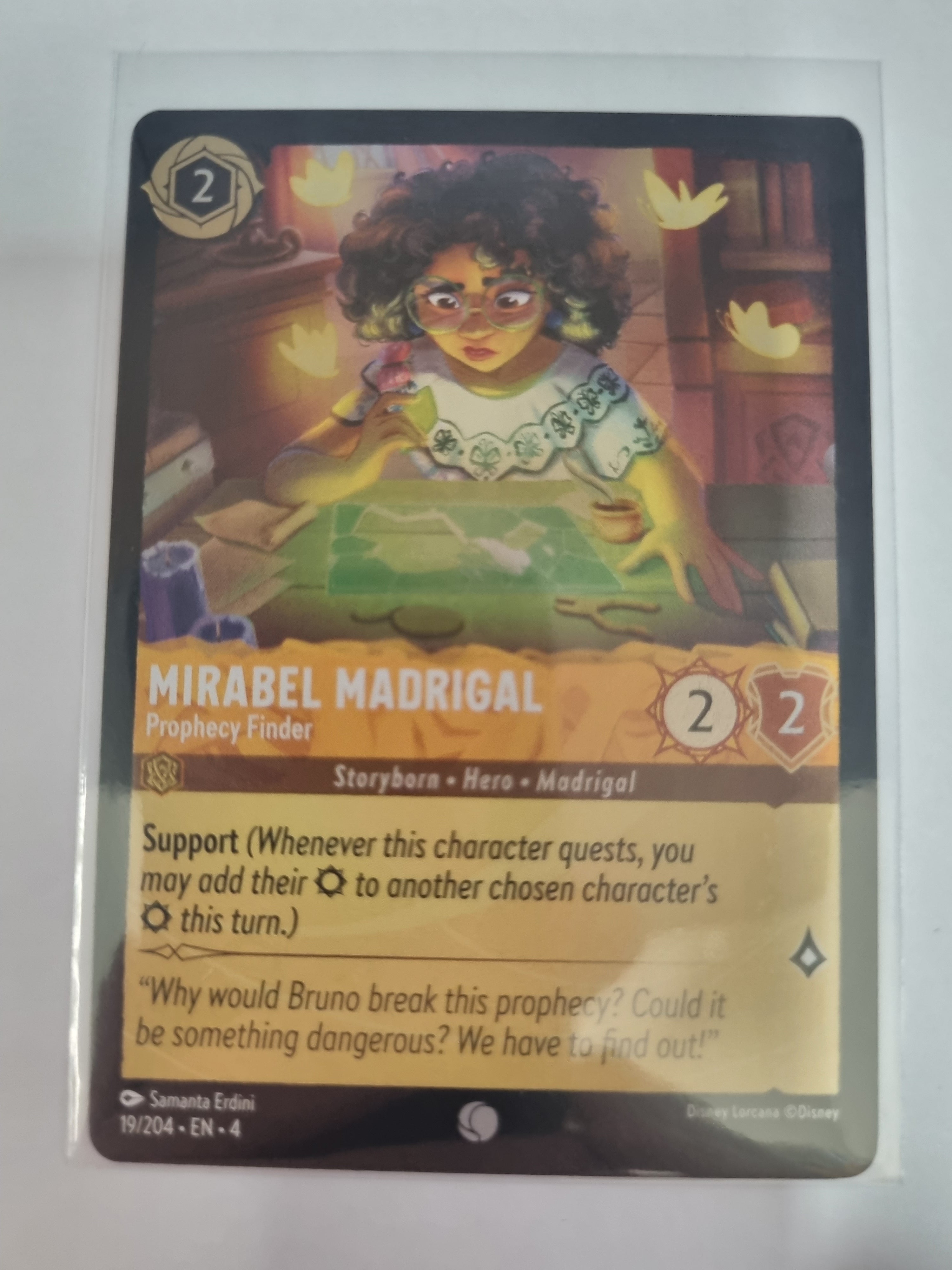 Ursula's Return - Coldfoil - Mirabel Madrigal - Prophecy Finder - 19/204 - Common