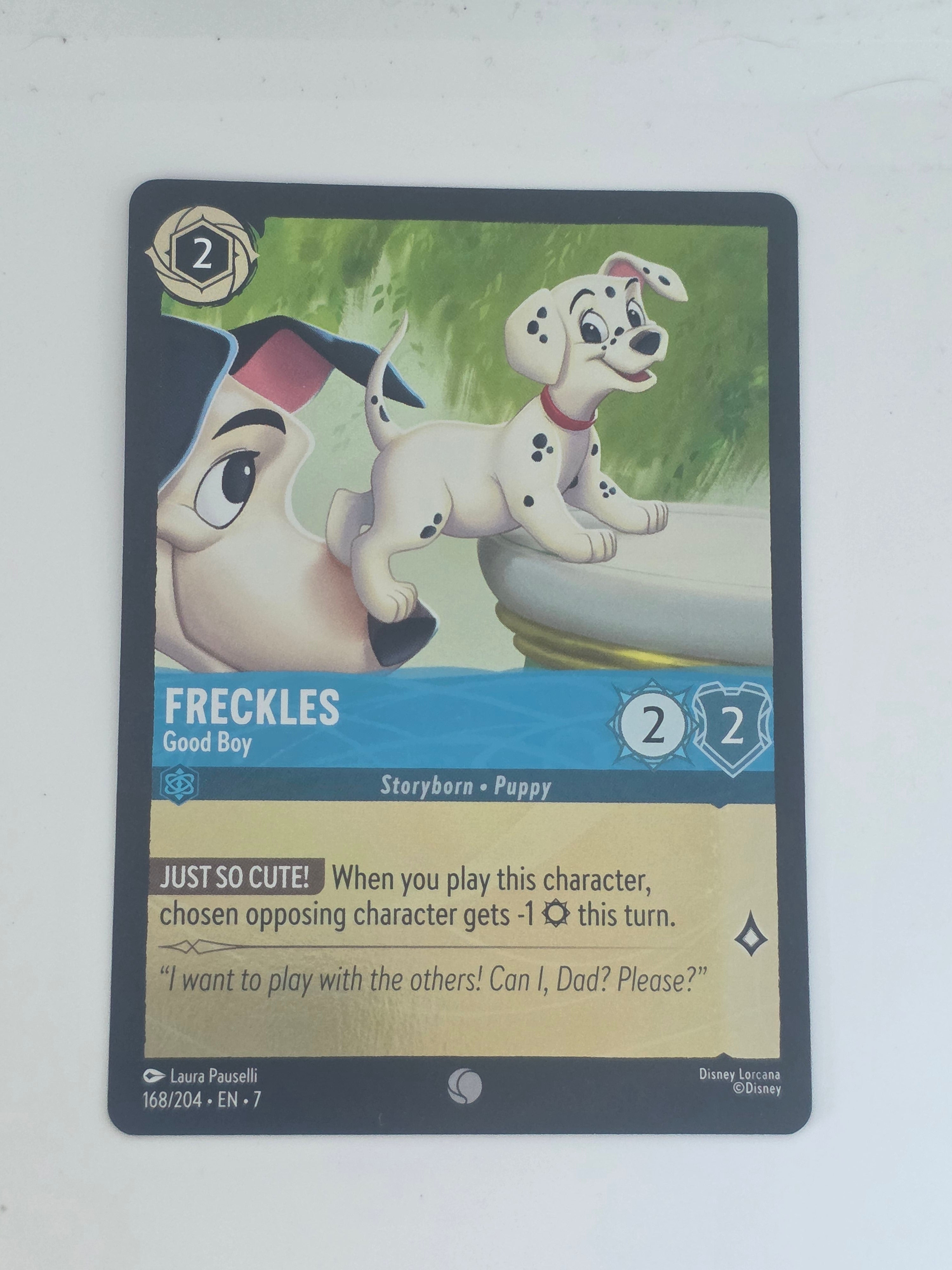 Lorcana | Archazia's Island | COLDFOIL | #168/204 | Freckles - Good Boy | Common