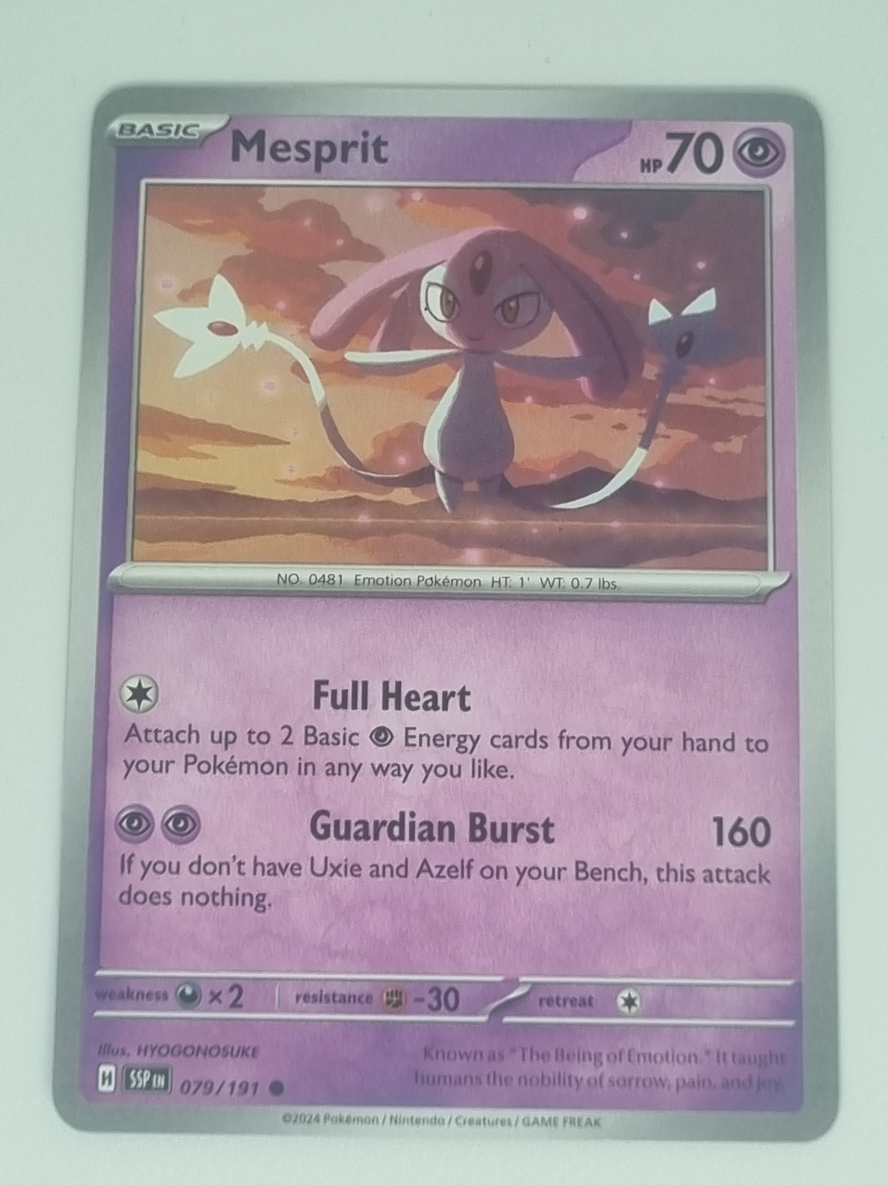 Pokemon TCG - Surging Sparks - #079/191 - Mesprit - Common