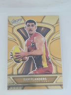 AFL Footy Stars 2025 Luminous Dragon Scales Gold #LDG101 S. FLANDERS Suns #177/399