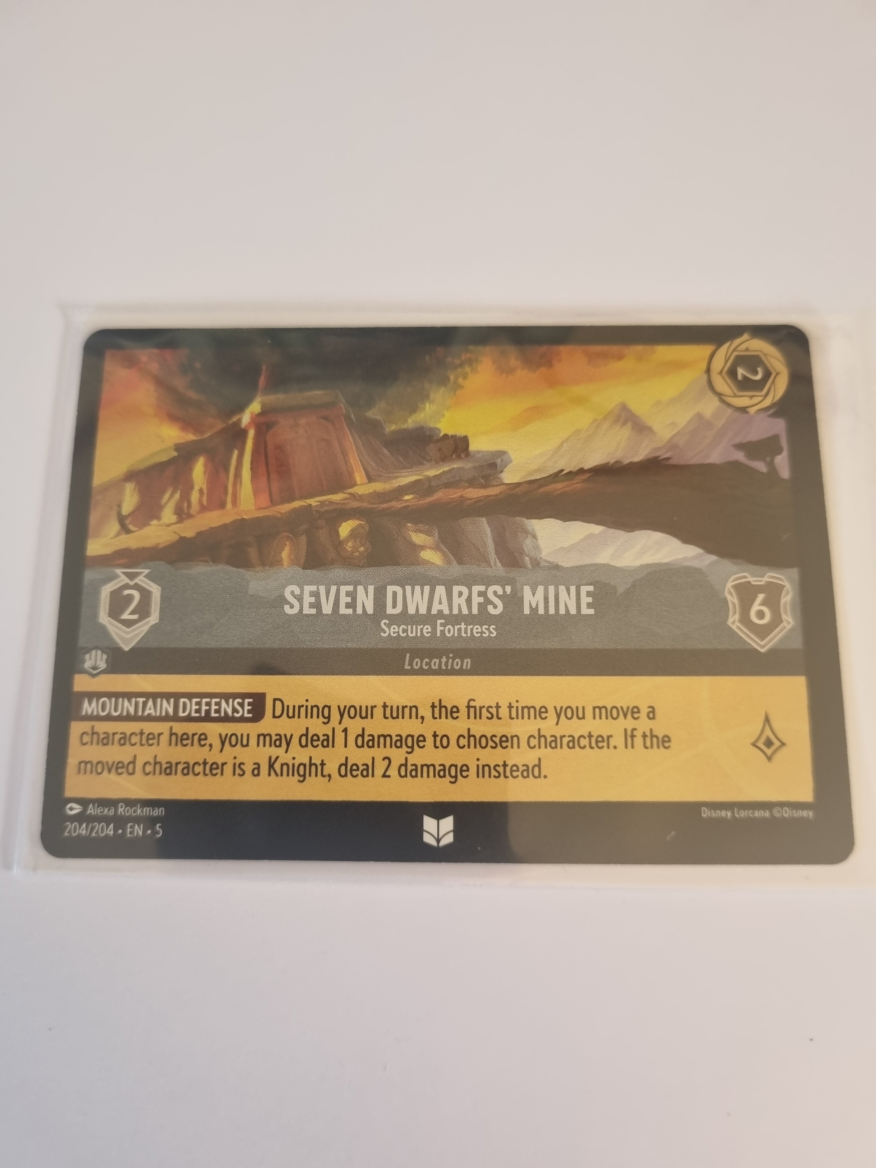 Shimmering Skies - Coldfoil - Seven Dwarfs' Mine - Secure Fortress 204/204 Uncommon
