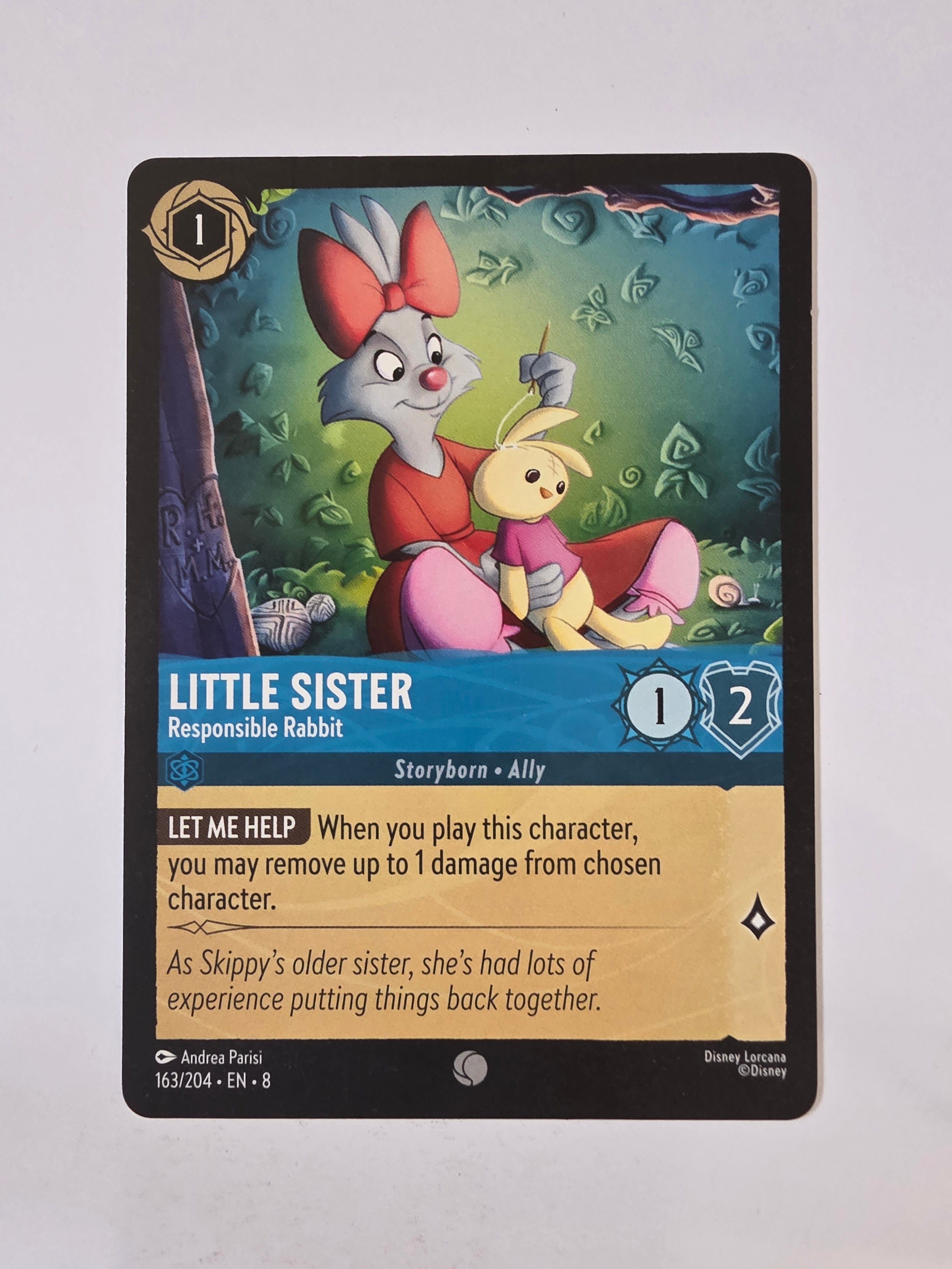Disney Lorcana Reign of Jafar | Little Sister Responsible Rabbit | #163 | Common