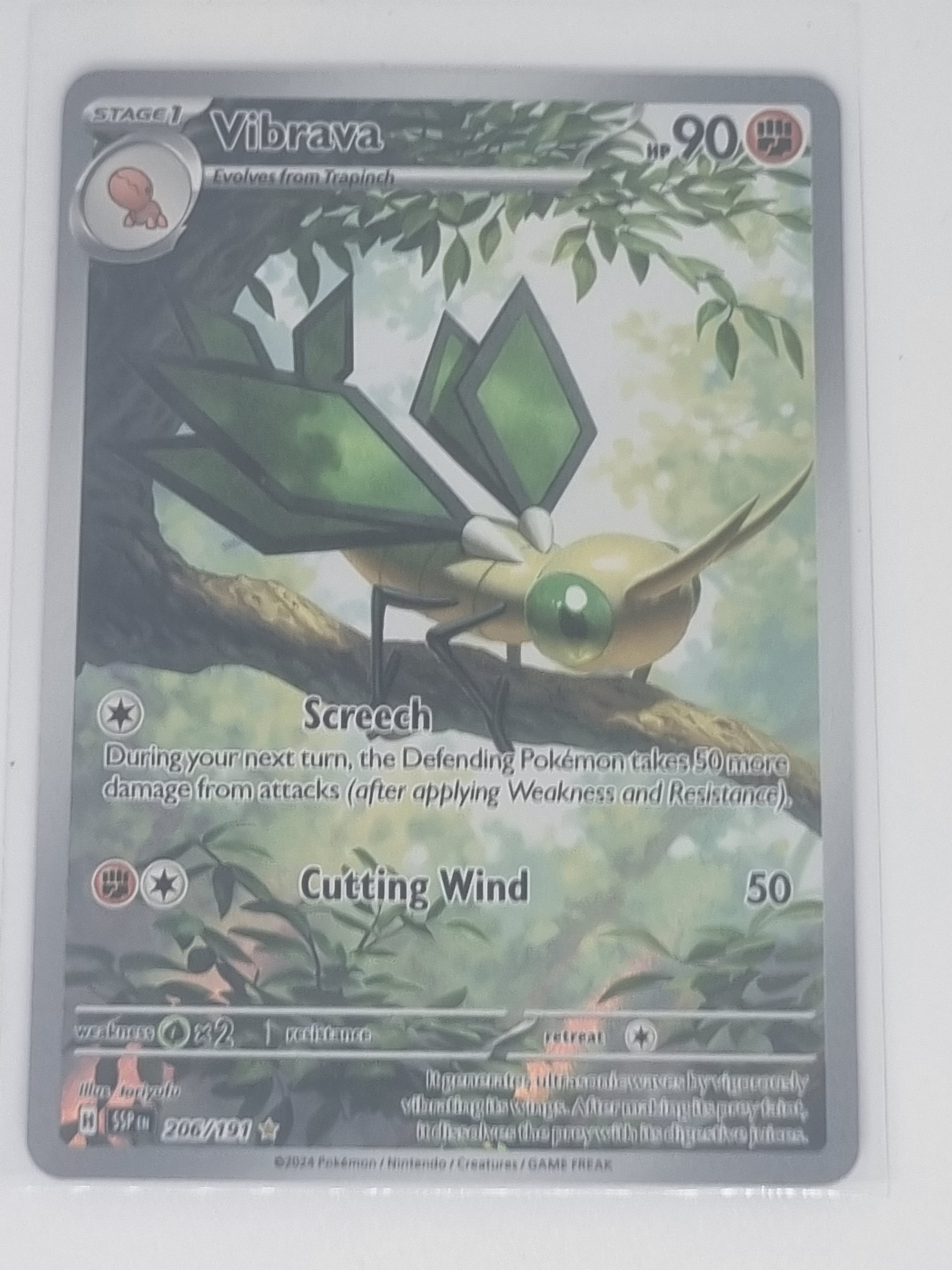Pokemon TCG - Surging Sparks - #206/191 - Vibrava - Illustration Rare