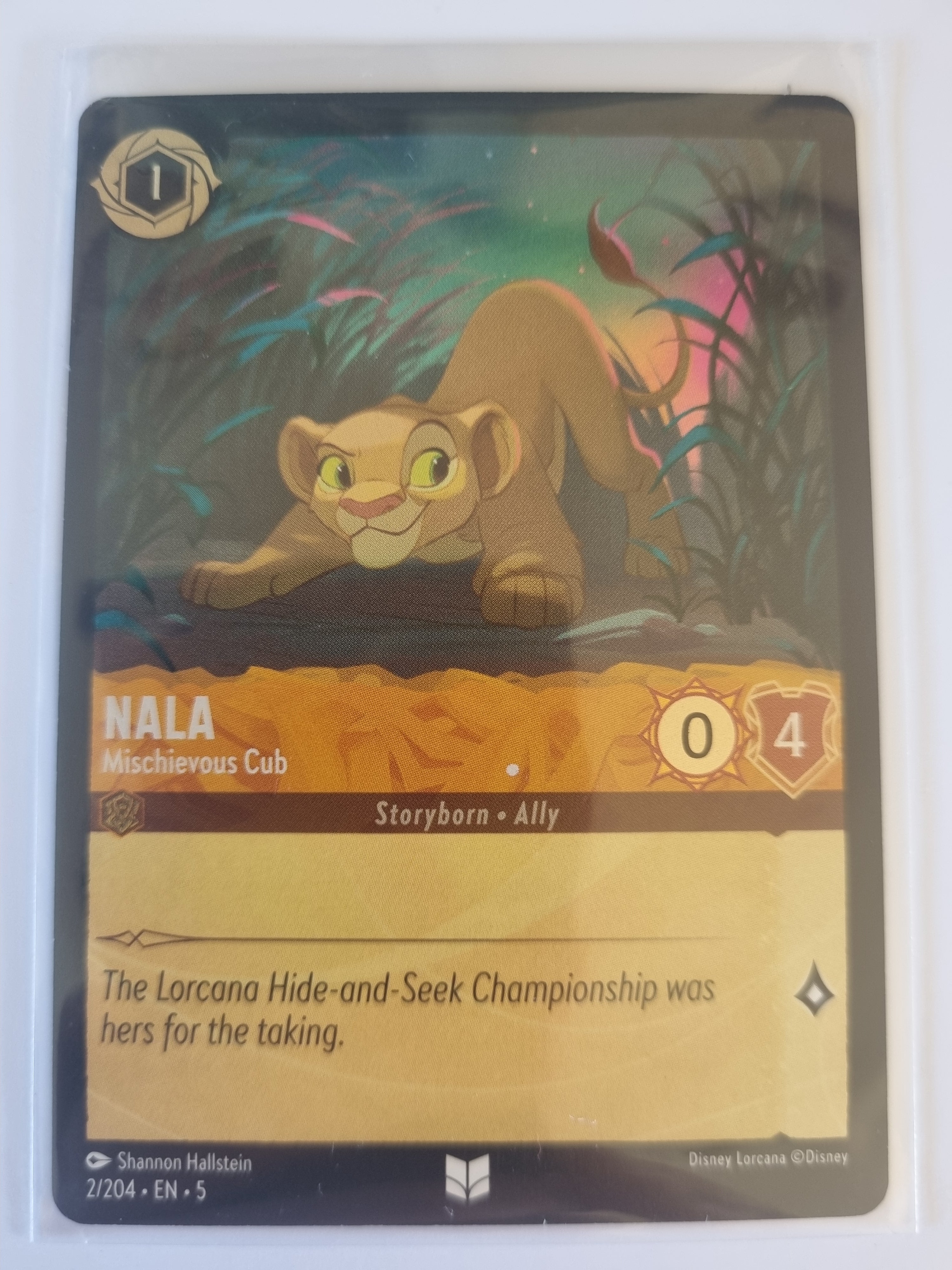 Shimmering Skies - Coldfoil - Nala - Mischievous Cub - 2/204 - Uncommon
