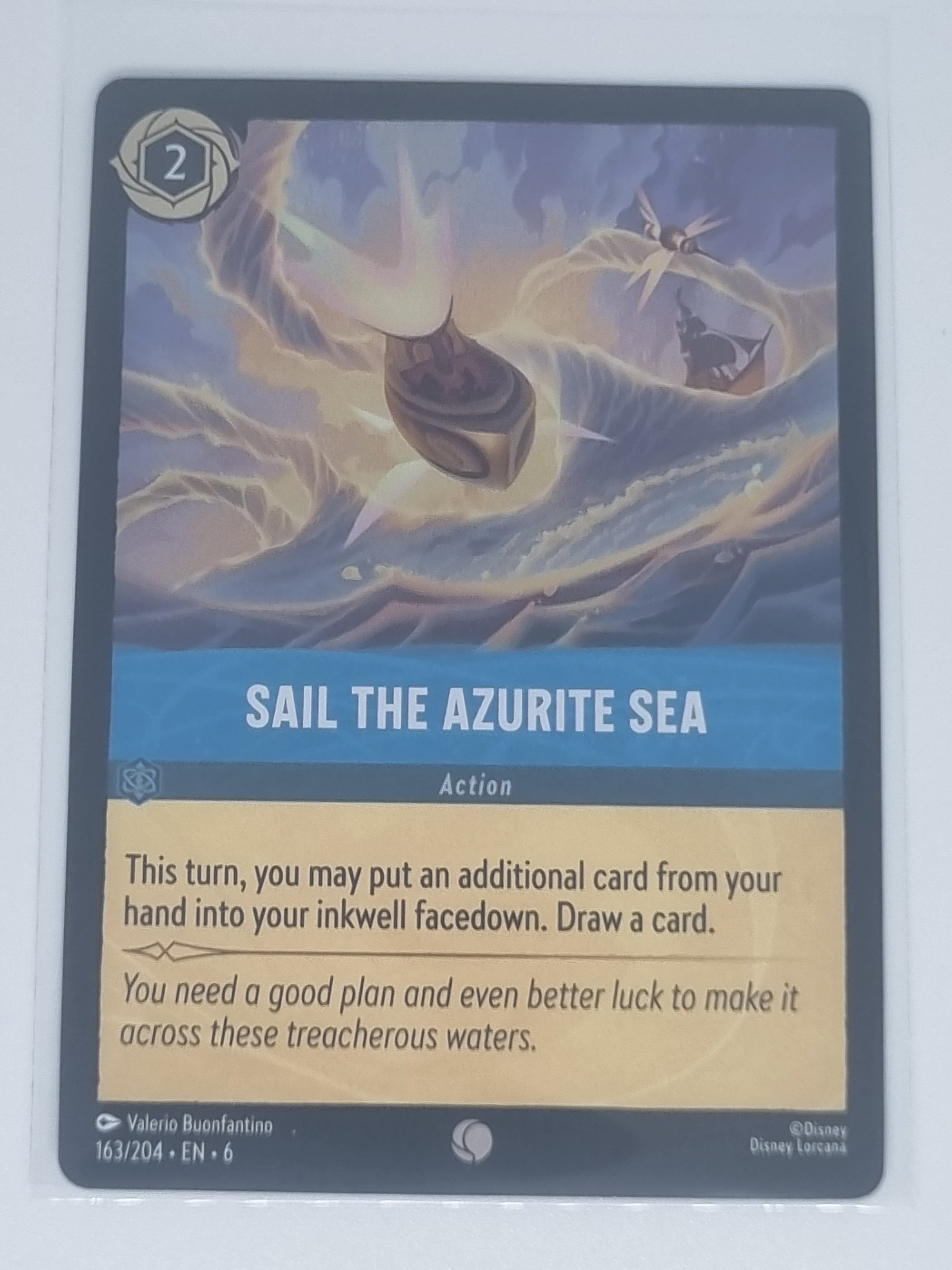 Azurite Sea - COLDFOIL - Sail The Lorcana Azurite Sea - COLDFOIL #163/204 Common