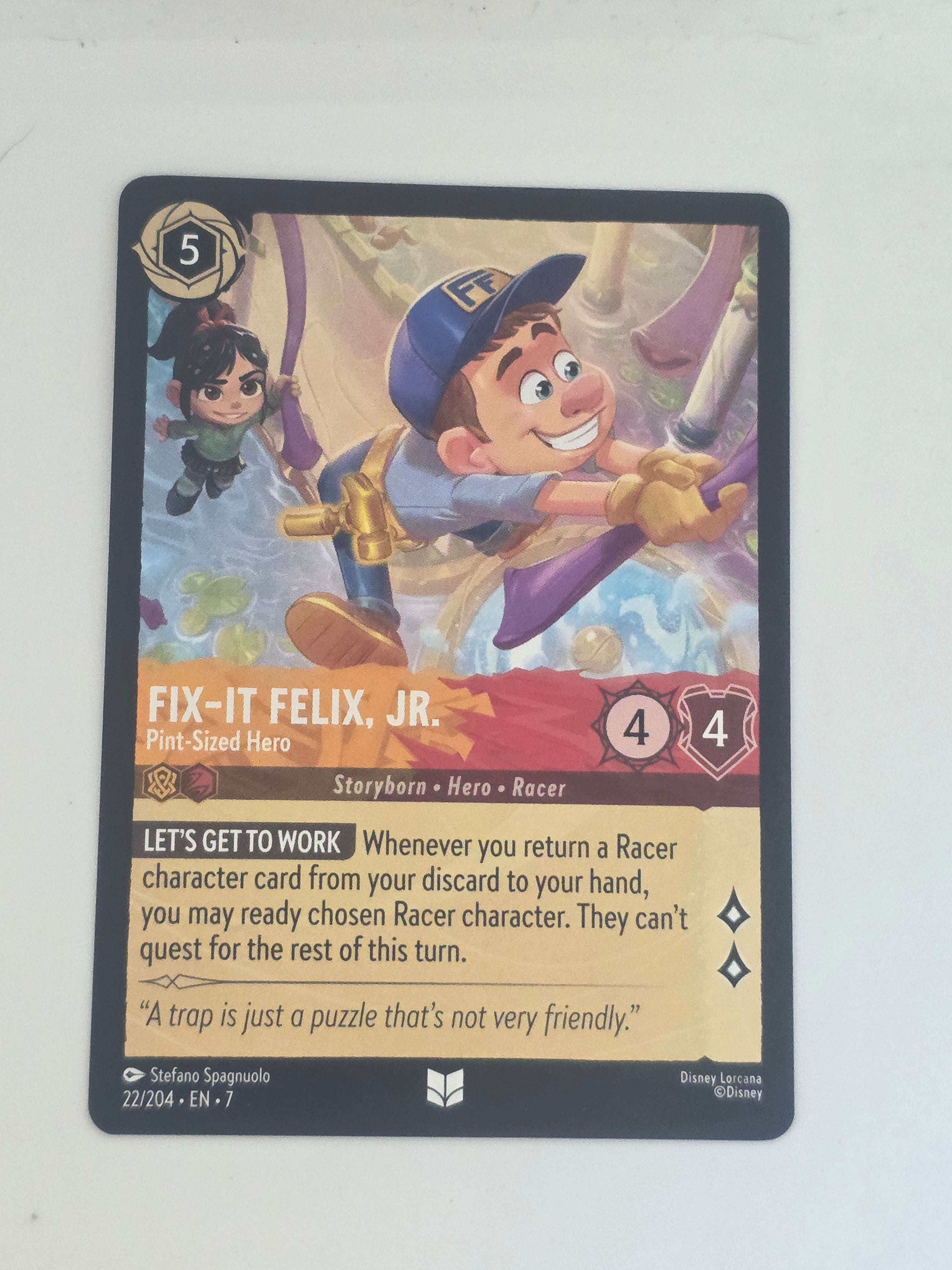 Lorcana | Archazia's Island | #22/204 | Fix-It Felix, Jr - Pint Sized Hero | U/C