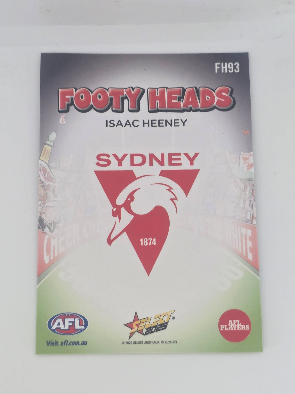 AFL Footy Stars 2025 | Footy Heads | #FH93 | I. Heeney | Sydney Swans
