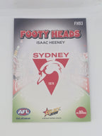 AFL Footy Stars 2025 | Footy Heads | #FH93 | I. Heeney | Sydney Swans