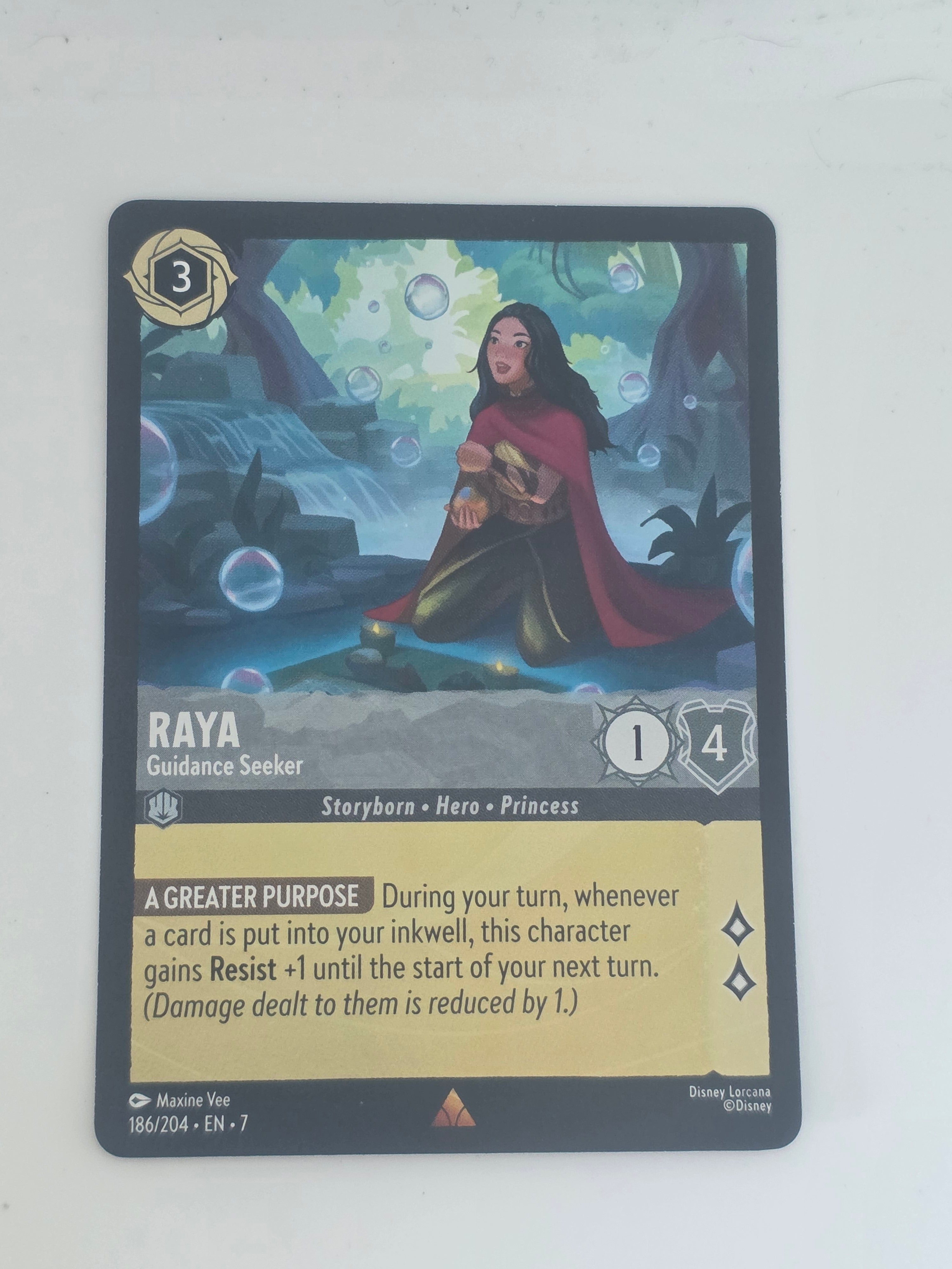 Lorcana | Archazia's Island COLDFOIL #186/204 | Raya - Guidance Seeker | Rare