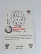 NRL 2025 Traders | Converters | #TC17 | Apisai Koroisau | Tigers