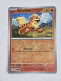 Pokemon TCG - Pokemon 151 - #058/165 - Reverse Holo - Growlithe - Common