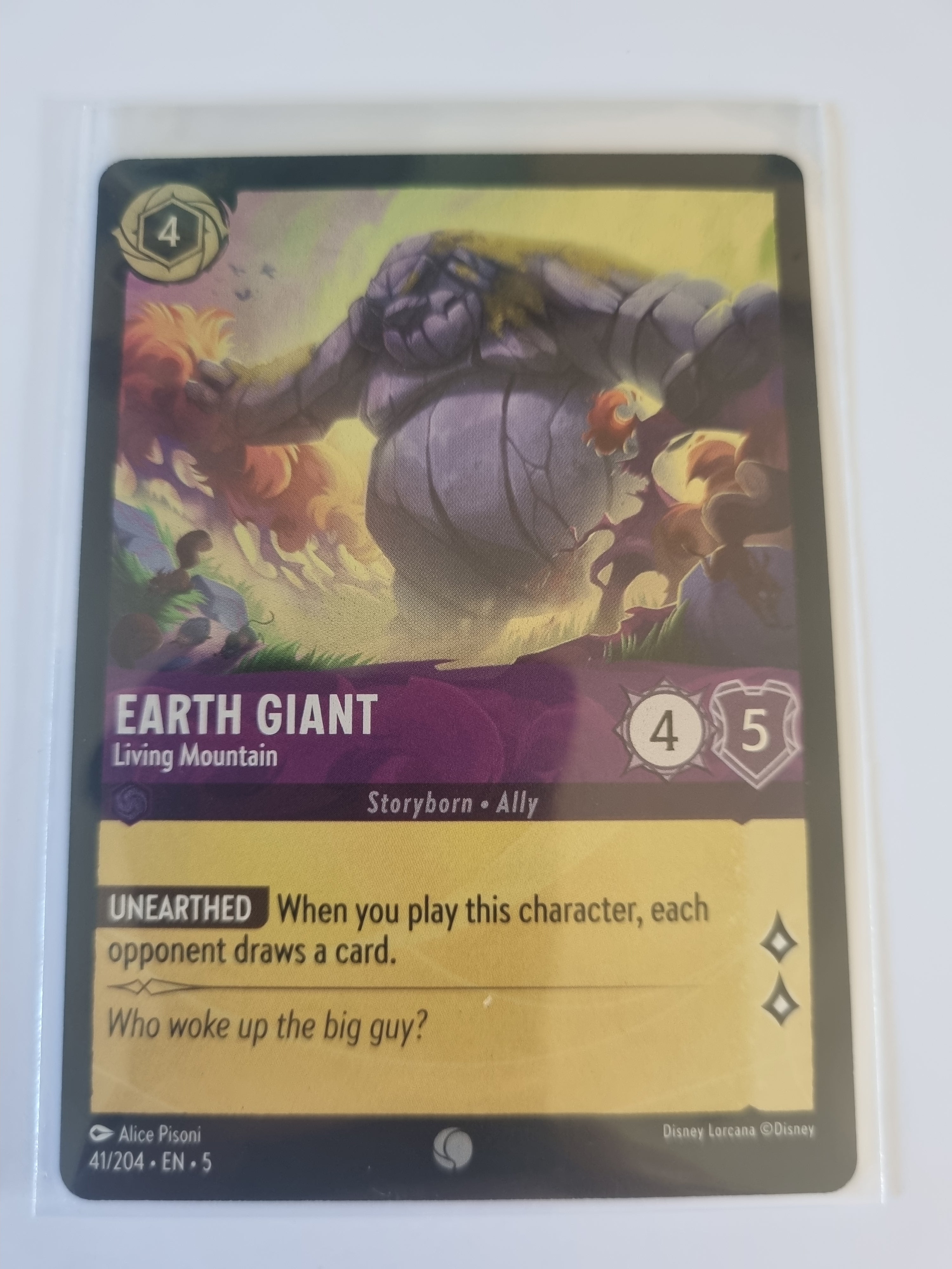 Shimmering Skies - Coldfoil - Earth Giant - Living Mountain - 41/204 - Common