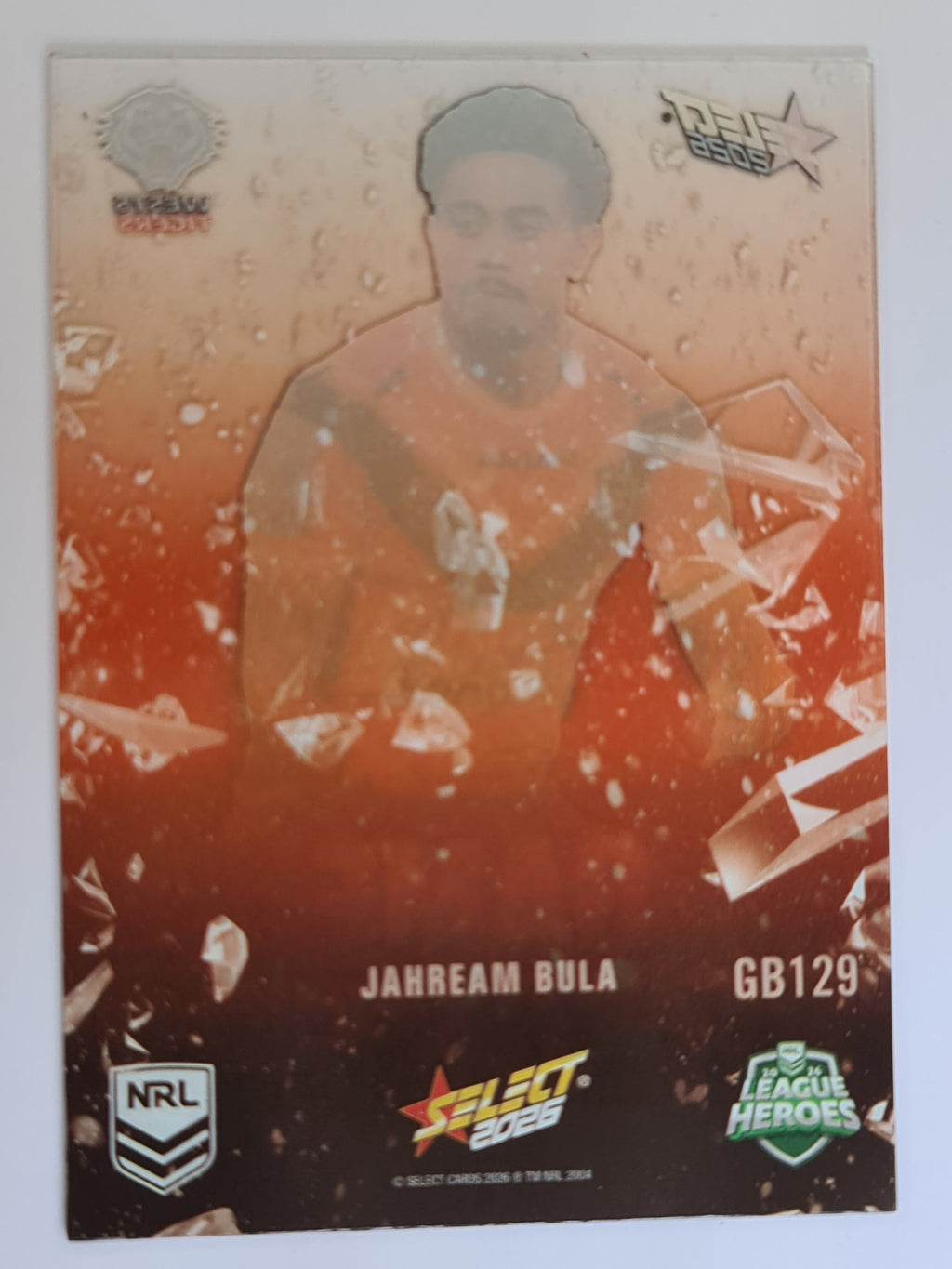 NRL 2026 League Heroes | Gamebreakers | #GB129 | Jahream Bula | Wests Tigers