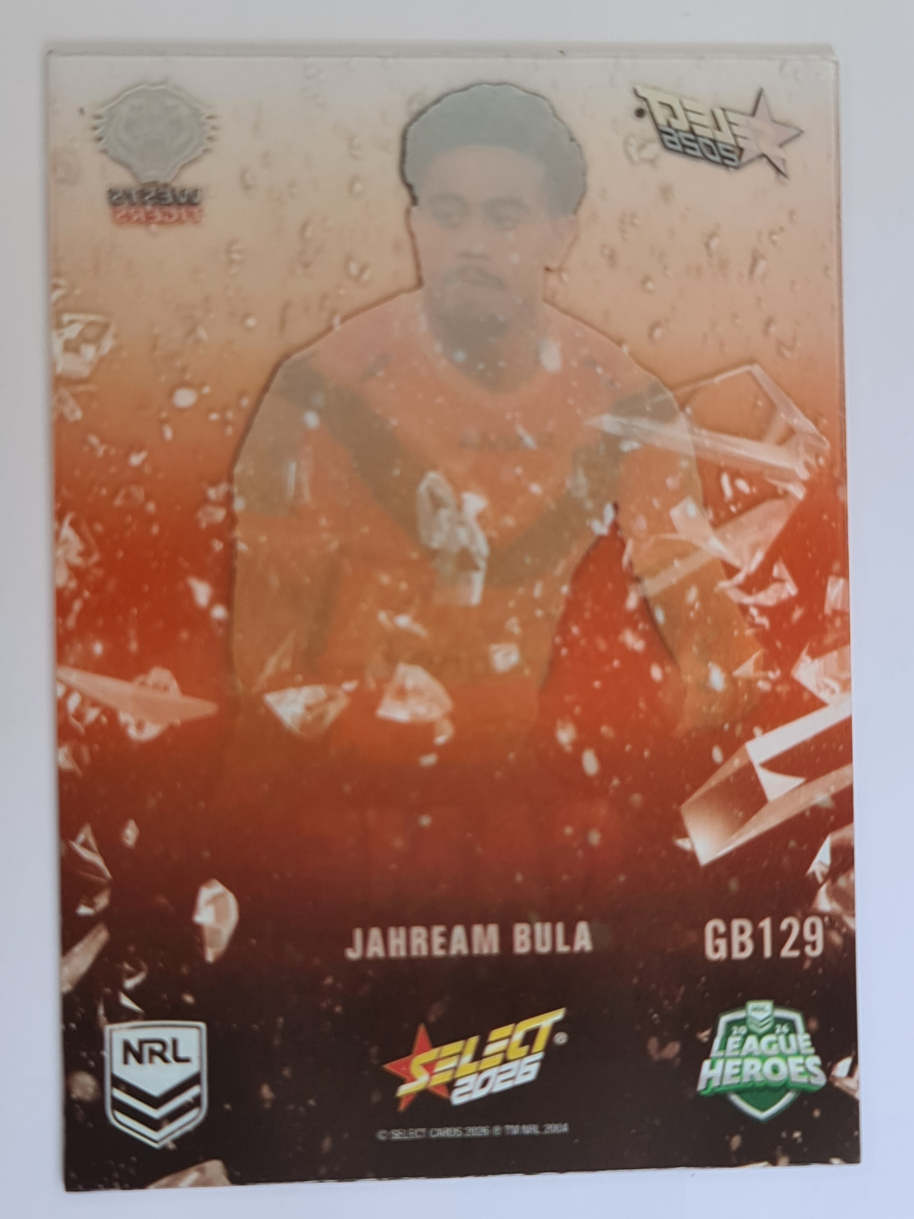 NRL 2026 League Heroes | Gamebreakers | #GB129 | Jahream Bula | Wests Tigers