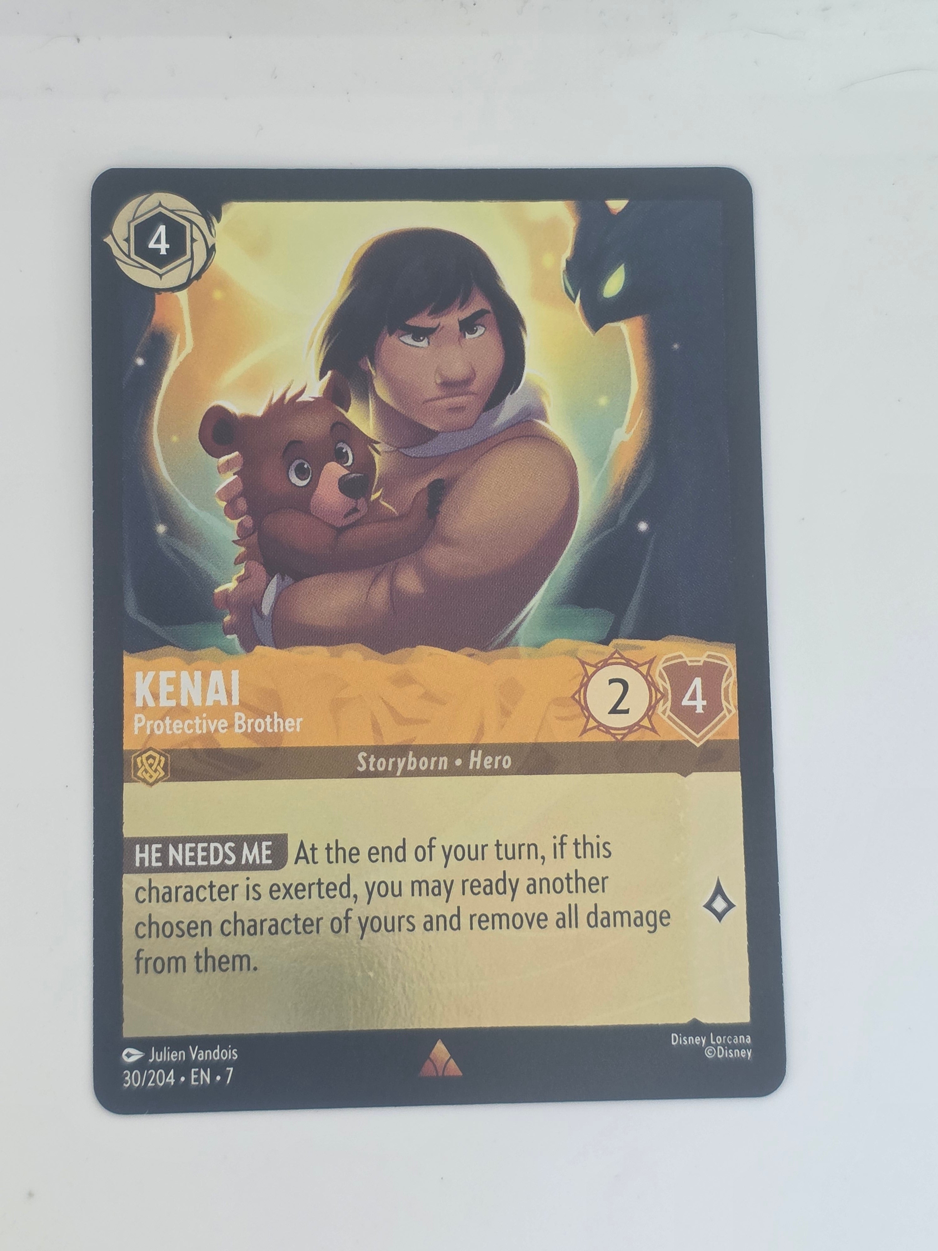 Lorcana | Archazia's Island COLDFOIL #30/204 | Kenai - Protective Brother | Rare