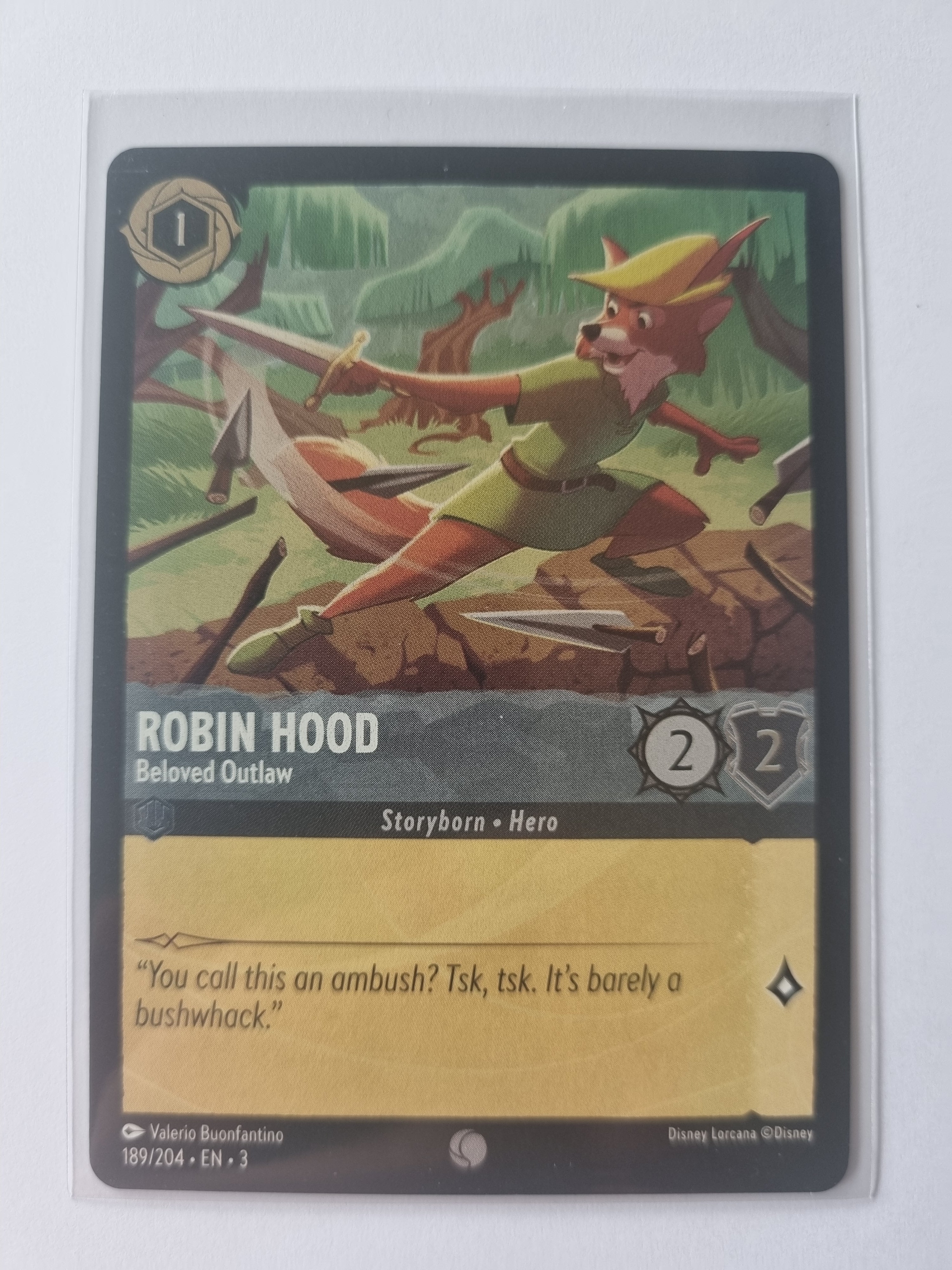 Into the Inklands - Coldfoil - Robin Hood - Beloved Outlaw 189/204 Common
