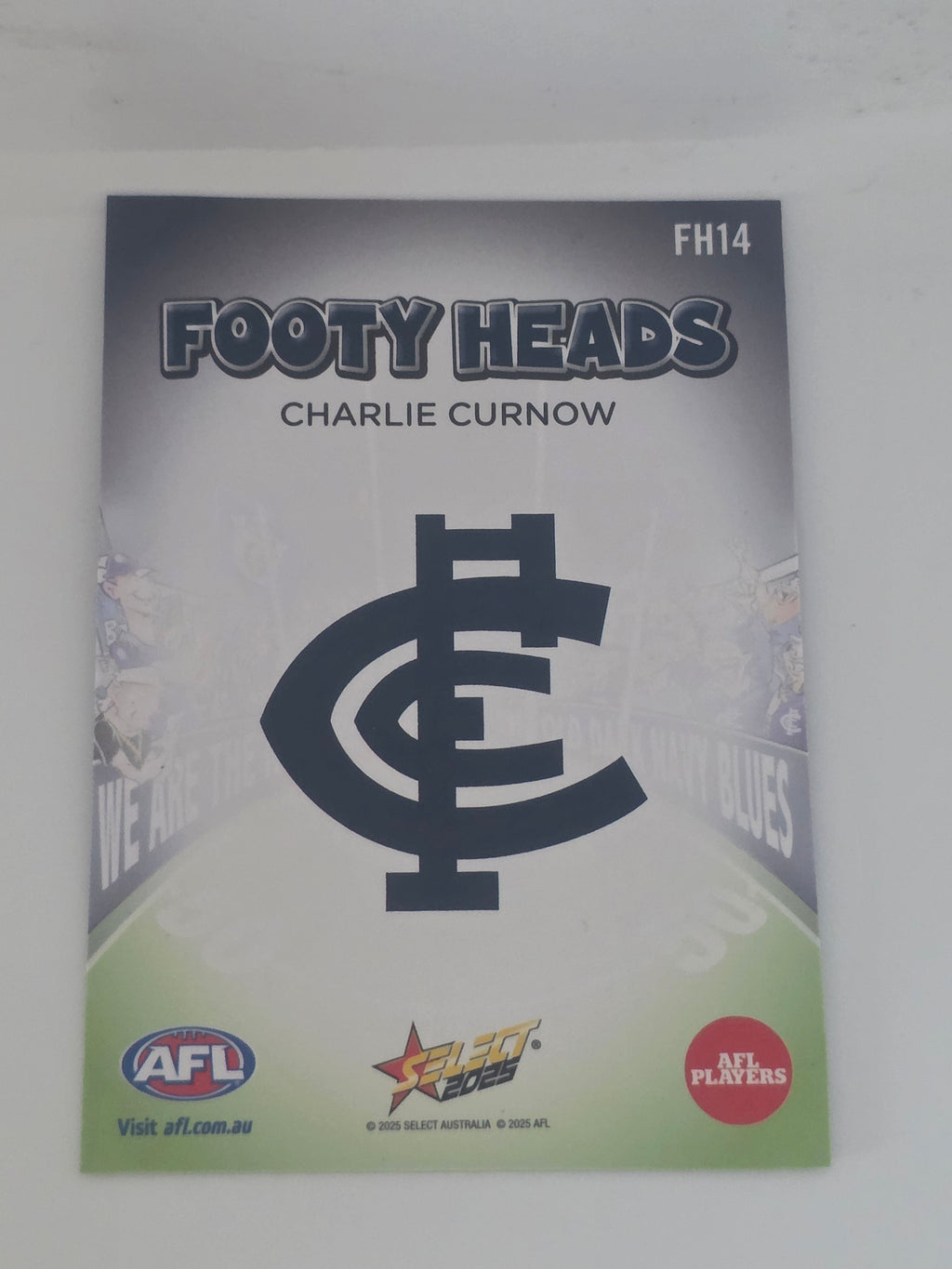 AFL Footy Stars 2025 | Footy Heads | #FH14 | C. Curnow | Carlton