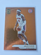 2023-24 Panini Donruss Elite - Orange Parallel - #112 - Jalen Duren - Pistons