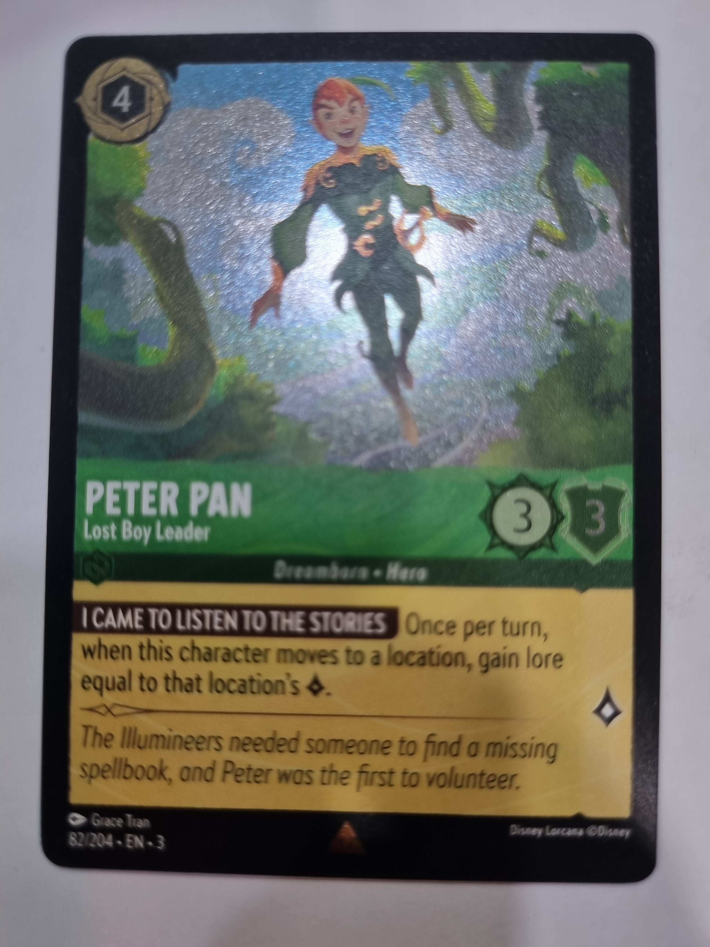 Into the Inklands - Coldfoil - Peter Pan - Lost Boy Leader - 082/204 Rare